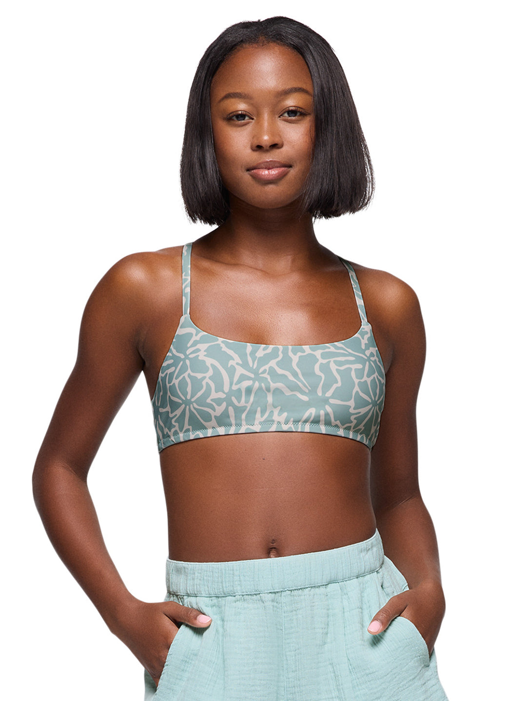 prAna Women's Print Lahari Bikini Top、mySite、noshort