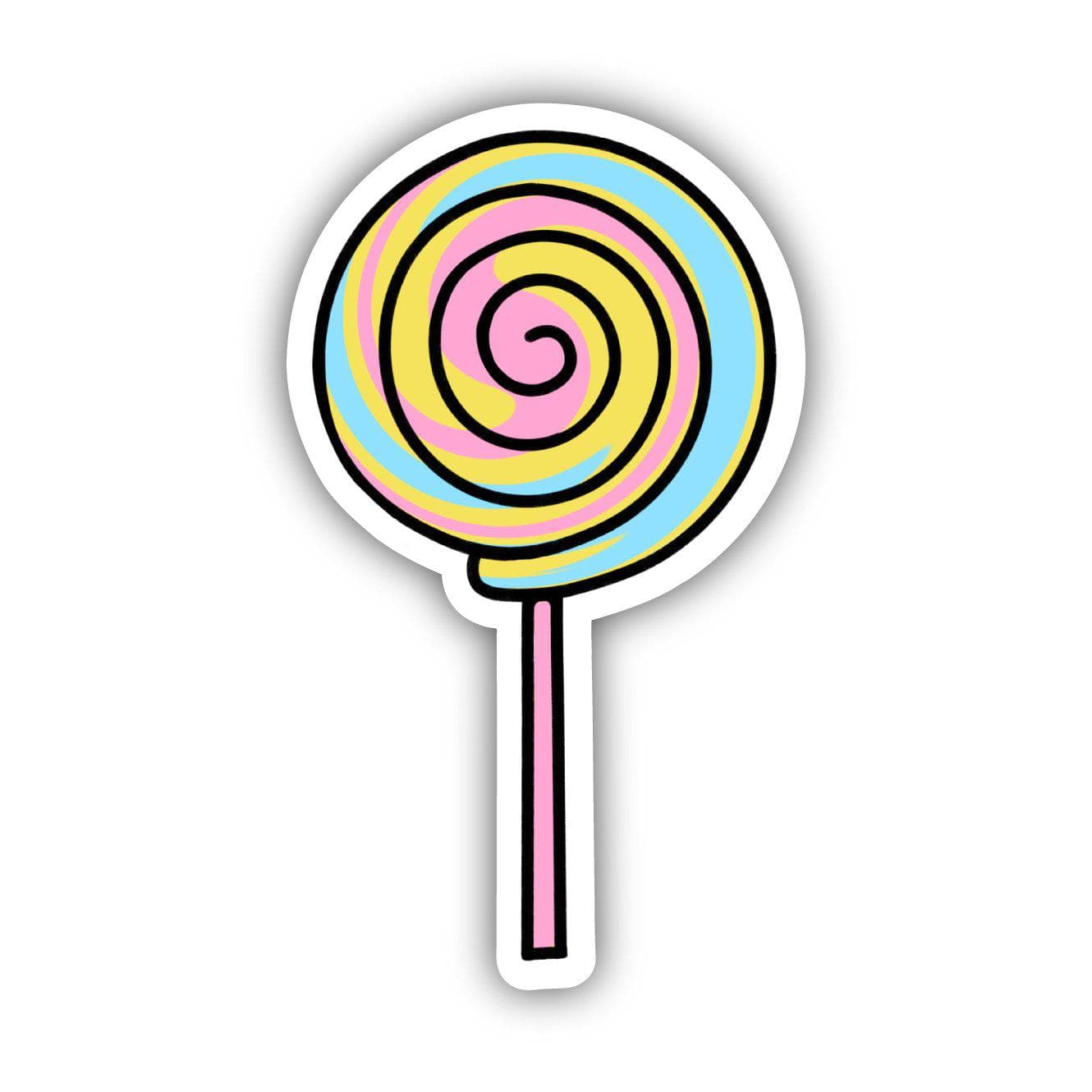  Multicolor Spiral Sucker Aesthetic Sticker、mySite、elrpsem3k