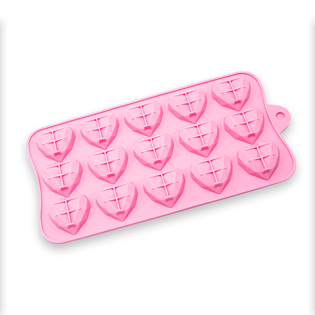  Silikonform Mini Diamant Herzen、mySite、elrpsem3k