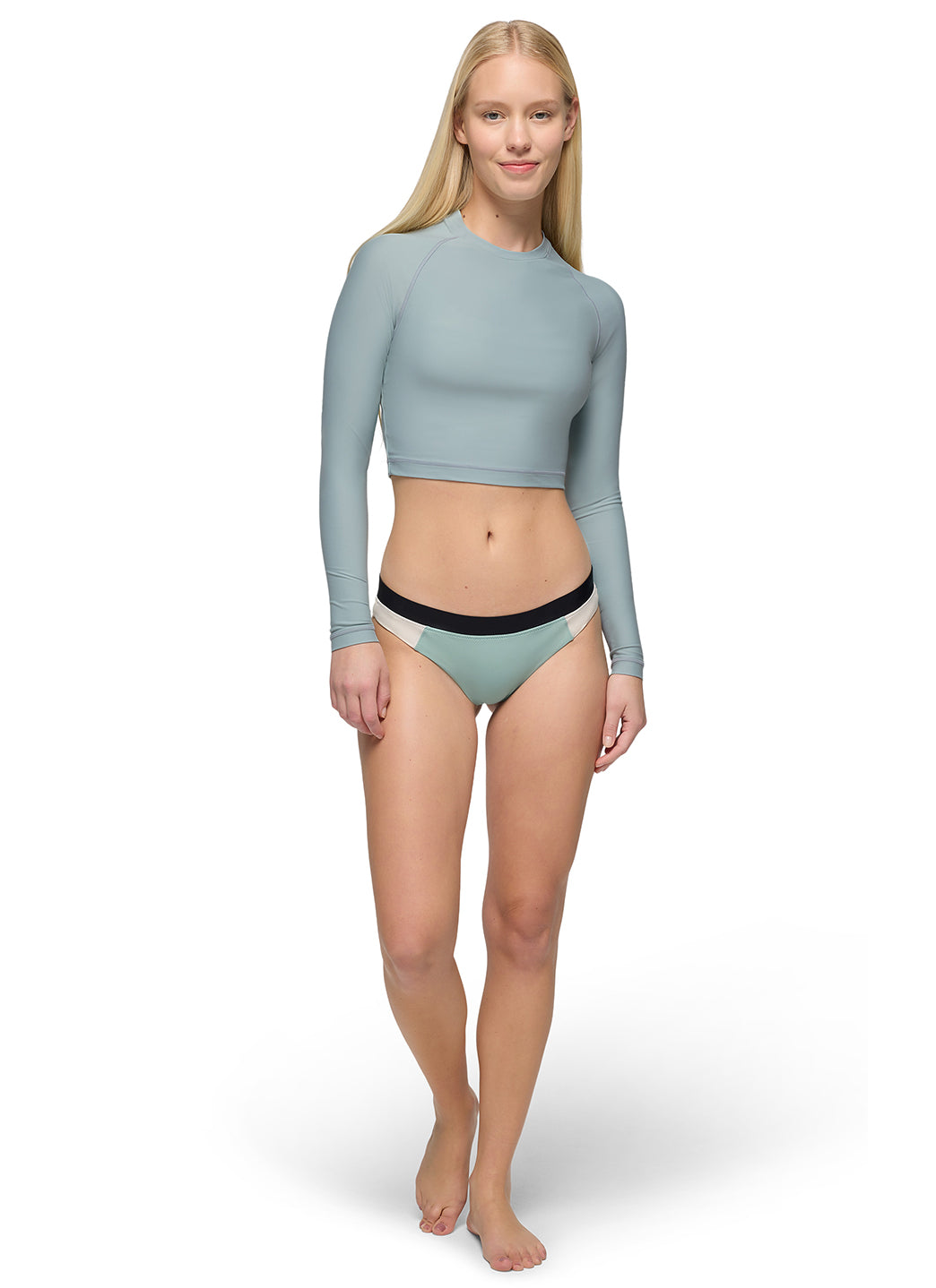 prAna Women's Color Block Baja Bound Cheeky Bikini Bottom、mySite、noshort