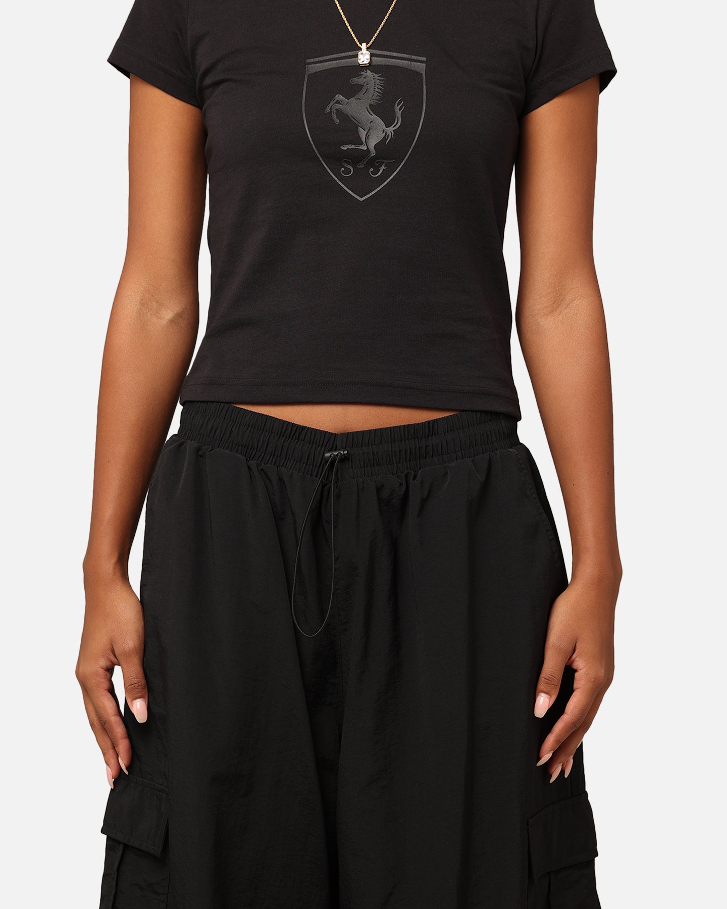 Mitchell & Ness Women's Oakland Raiders Wavey Text Cargo Pants Black、mySite、zt4zffjzw