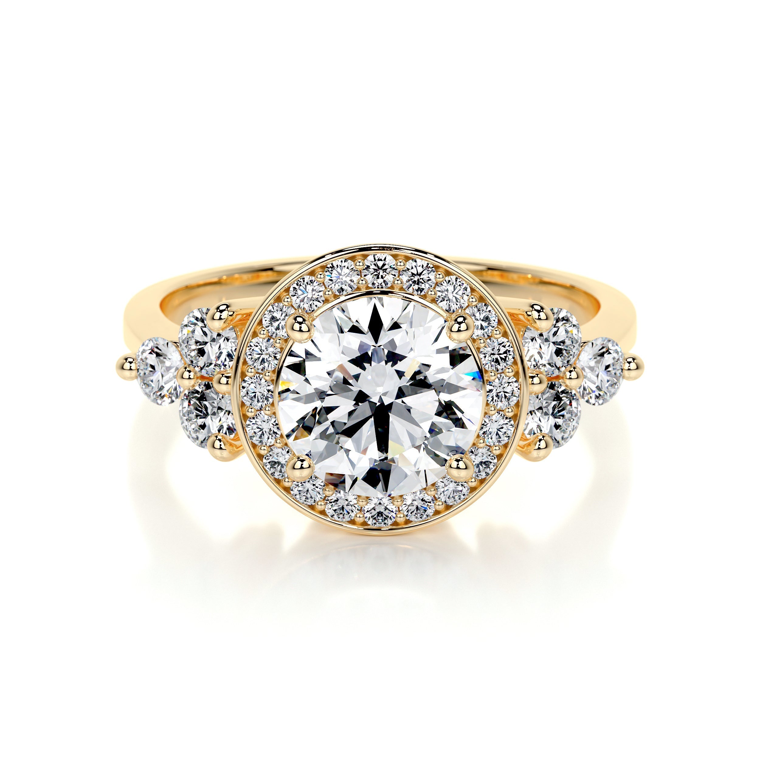 Ivy Vintage Lab Grown Diamond Ring -18K Yellow Gold (RTS)、mySite、hinf8tx79