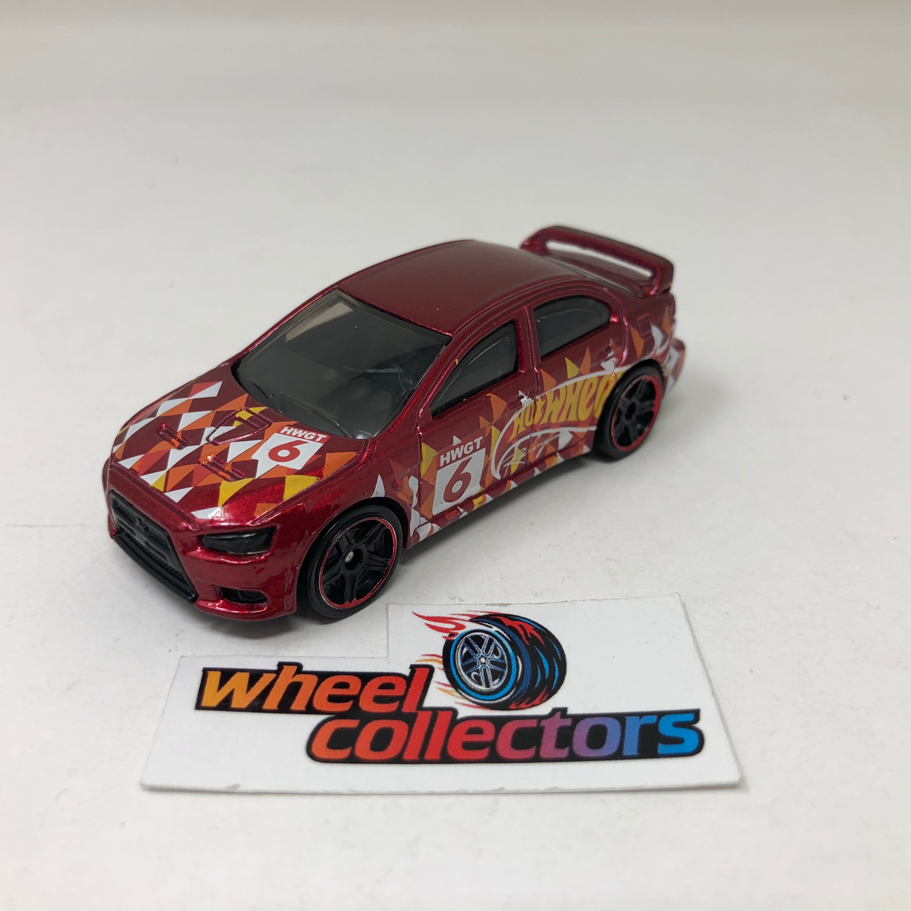 2008 lancer Revolution * Red * Hot Wheels Loose 1:64 Scale、mySite、hgirdovlk