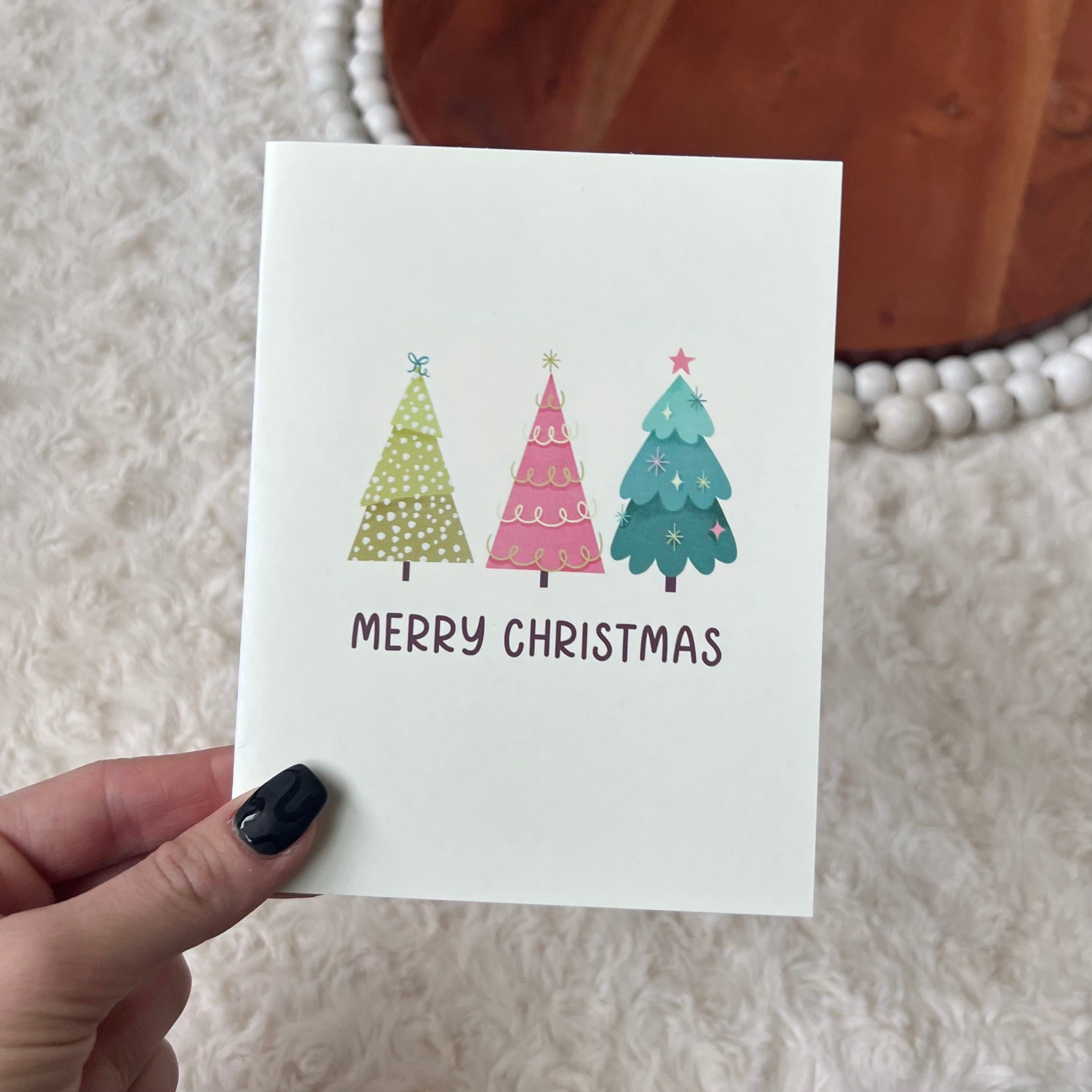  Merry Christmas Christmas Trees Card、mySite、elrpsem3k