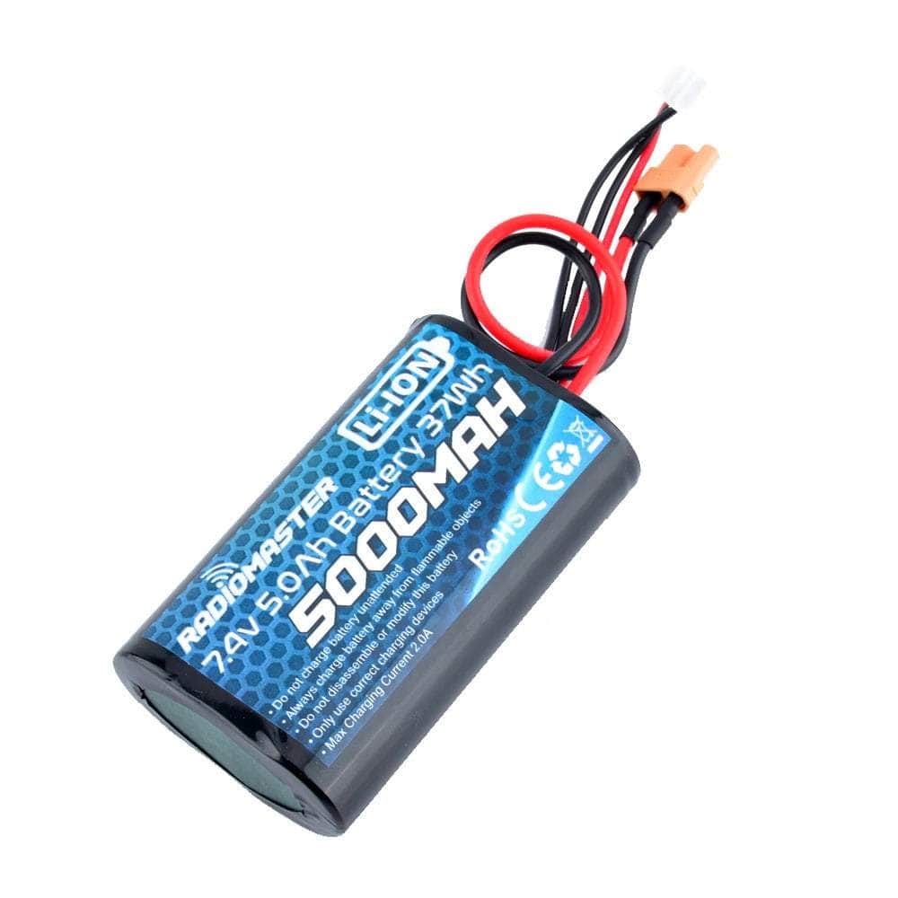  RadioMaster 7.4V 2S 5000mAh Li-Ion Battery for Transmitters - XT30、mySite、merchandisen