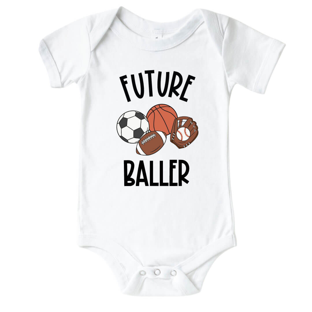  Future Baller Graphic Bodysuit | White、mySite、layawaytickets
