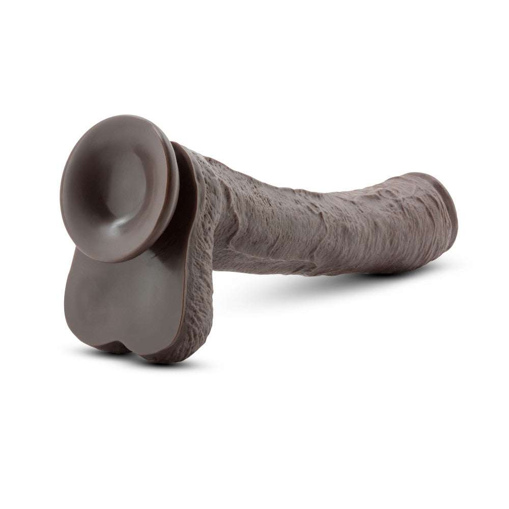 Dr. Skin By Blush® | Mr. Ed Realistic Chocolate 13-Inch Long Dildo With Balls & Suction Cup Base、mySite、bottomscart