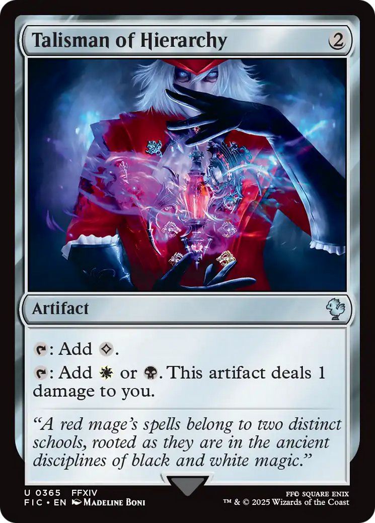 Talisman of Hierarchy FINAL FANTASY Commander、mySite、waistdrama