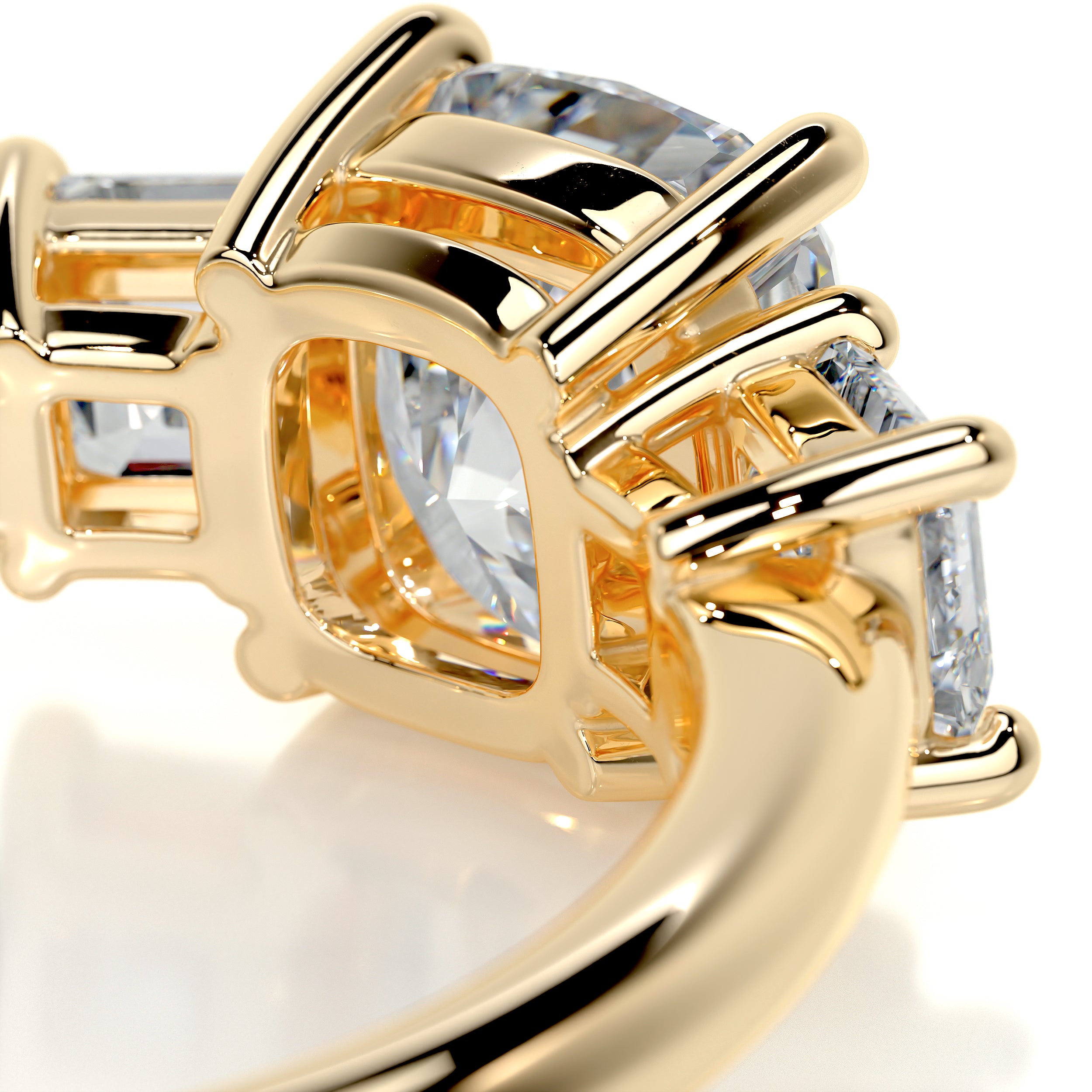 Amanda Diamond Engagement Ring -18K Yellow Gold、mySite、hinf8tx79