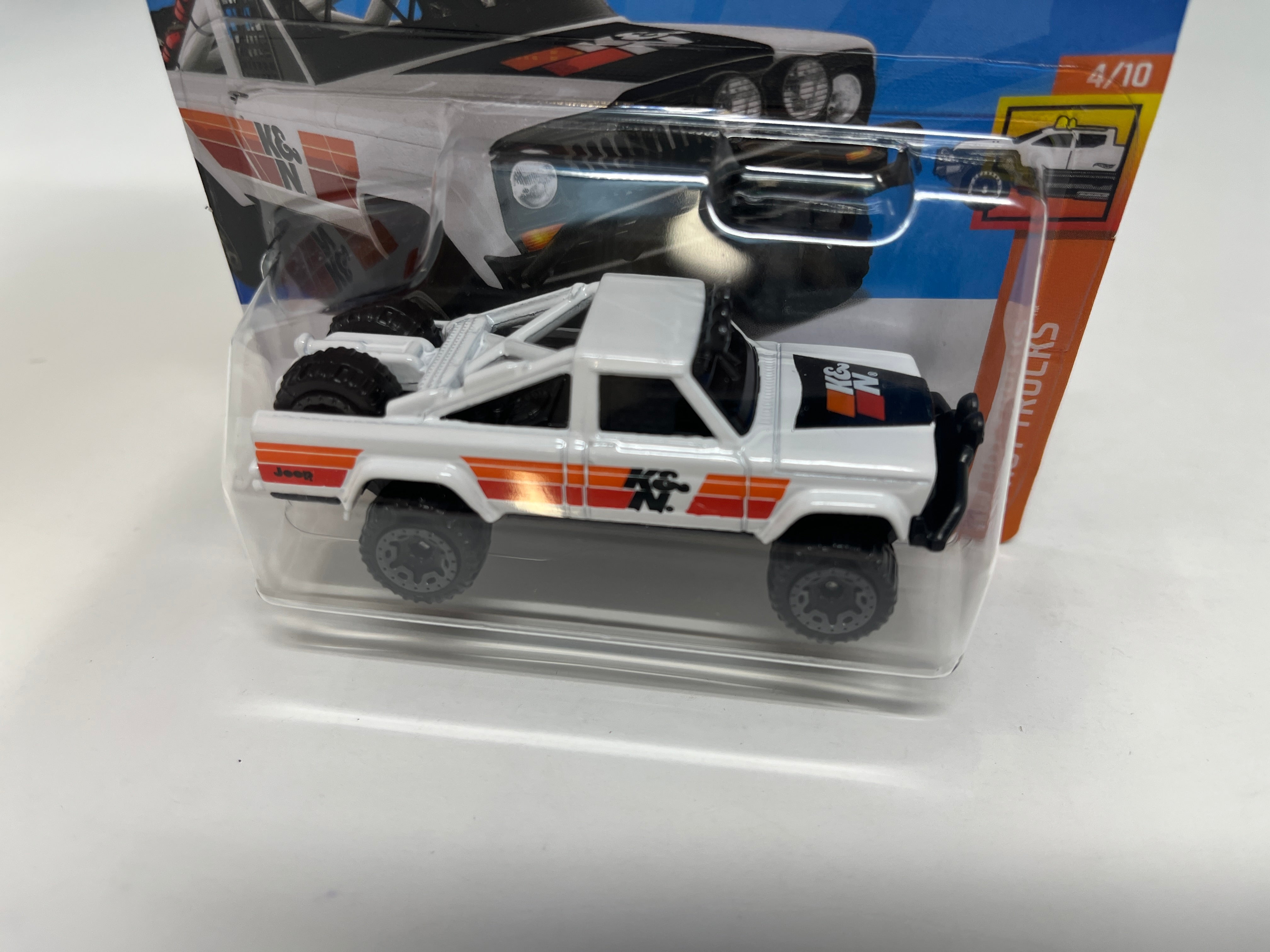 '73 Jeep J10 #91 * White * 2024 Hot Wheels SHORT CARD Case L、mySite、hgirdovlk