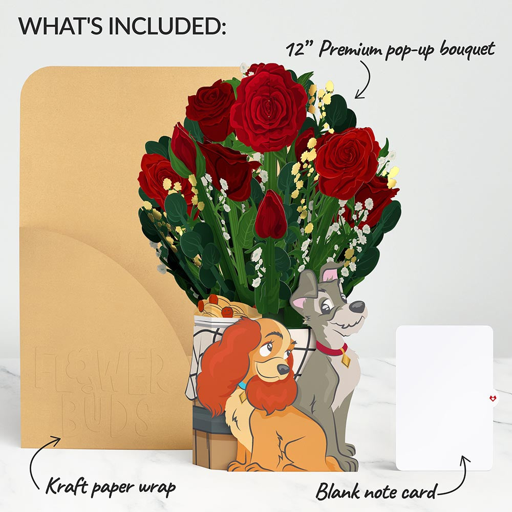 Disney's Lady & The Tramp Flower Buds Bouquet、mySite、solidvoid