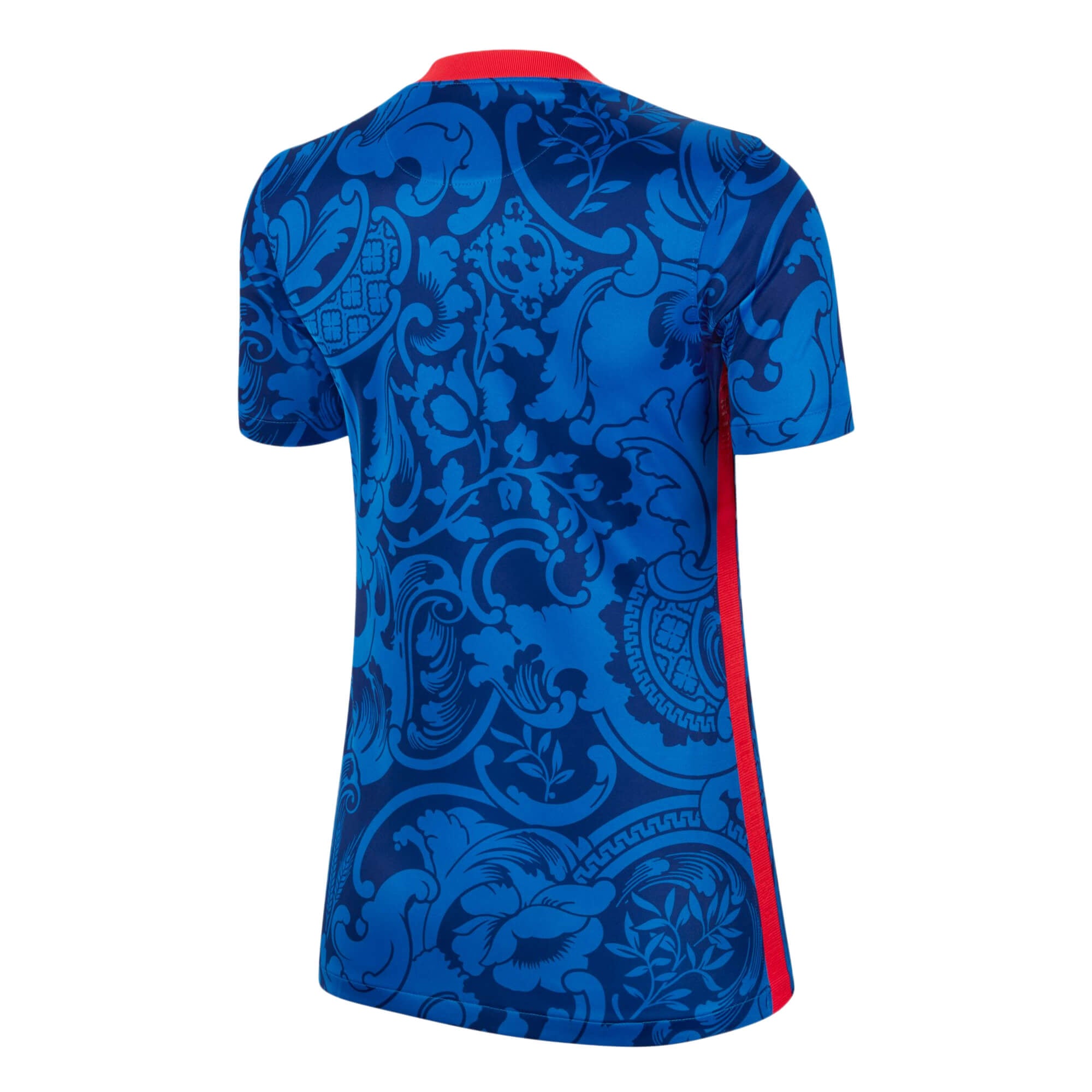 Nike Women's France 2022 Home Jersey Cobalt/Red、mySite、noshort