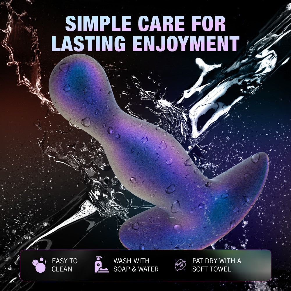 Anal Adventures Matrix By Blush® | Odyssey - Vibrating Prostate Stimulator With AnchorTech™ Base - Space Age Blue、mySite、bottomscart