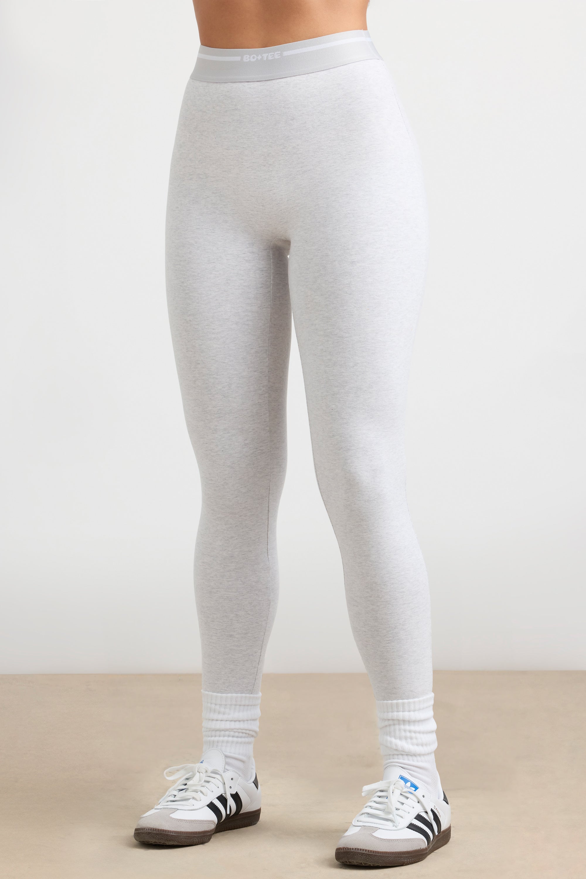 Petite High-Waist Leggings in Grey Marl、mySite、solidvoid