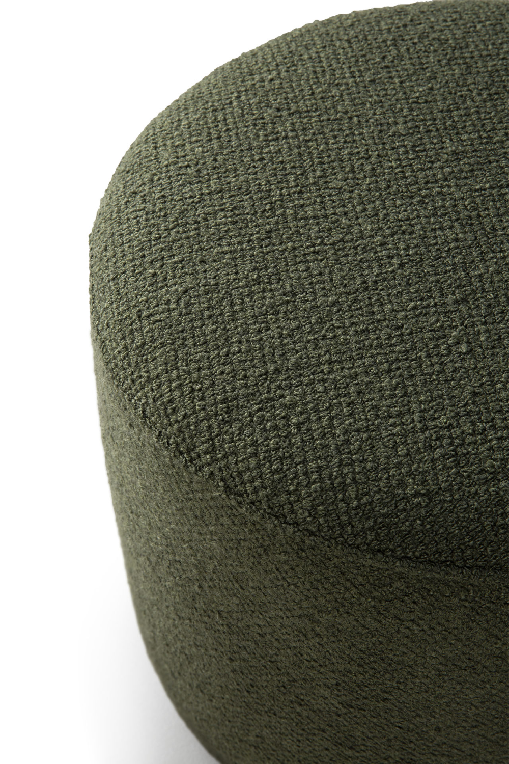 Green Cylindrical Pouf | Ethnicraft Barrow、mySite、neckold