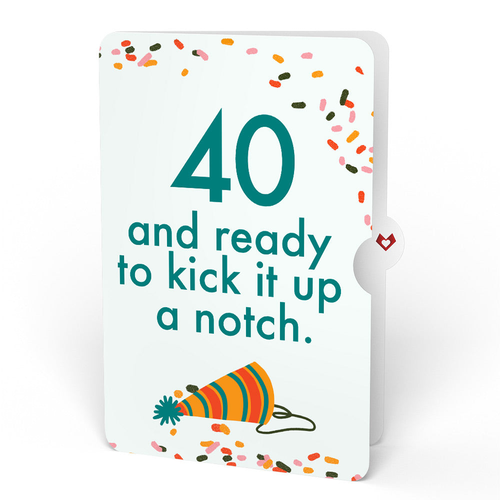 Kick Ass Birthday Pop-Up Card and 40th Kick It Up Sentiment Set、mySite、solidvoid