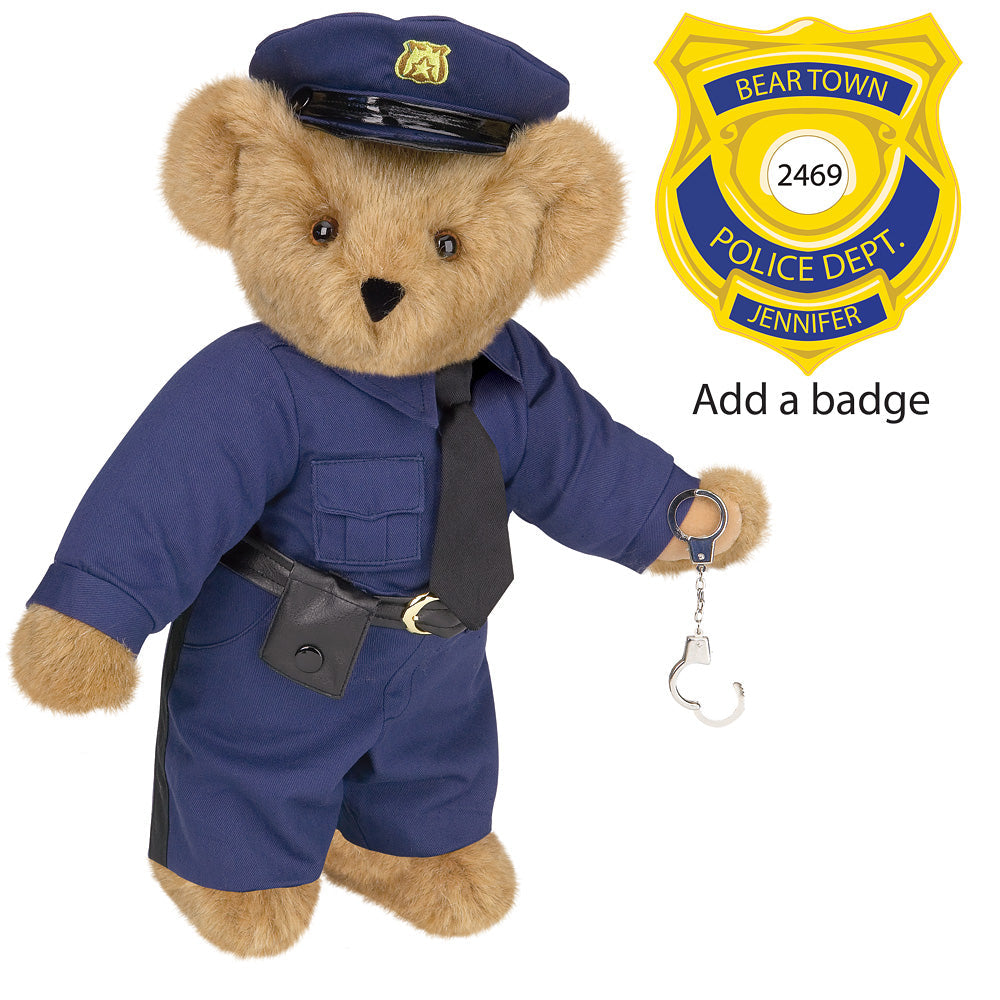 15 In. Police Officer Bear、mySite、g9winljtr