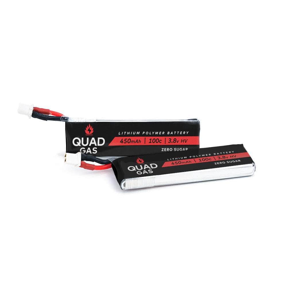  Quad Gas 1S 450mAh 100C Battery for Micro/Whoops (1pc) - Choose Connector、mySite、merchandisen