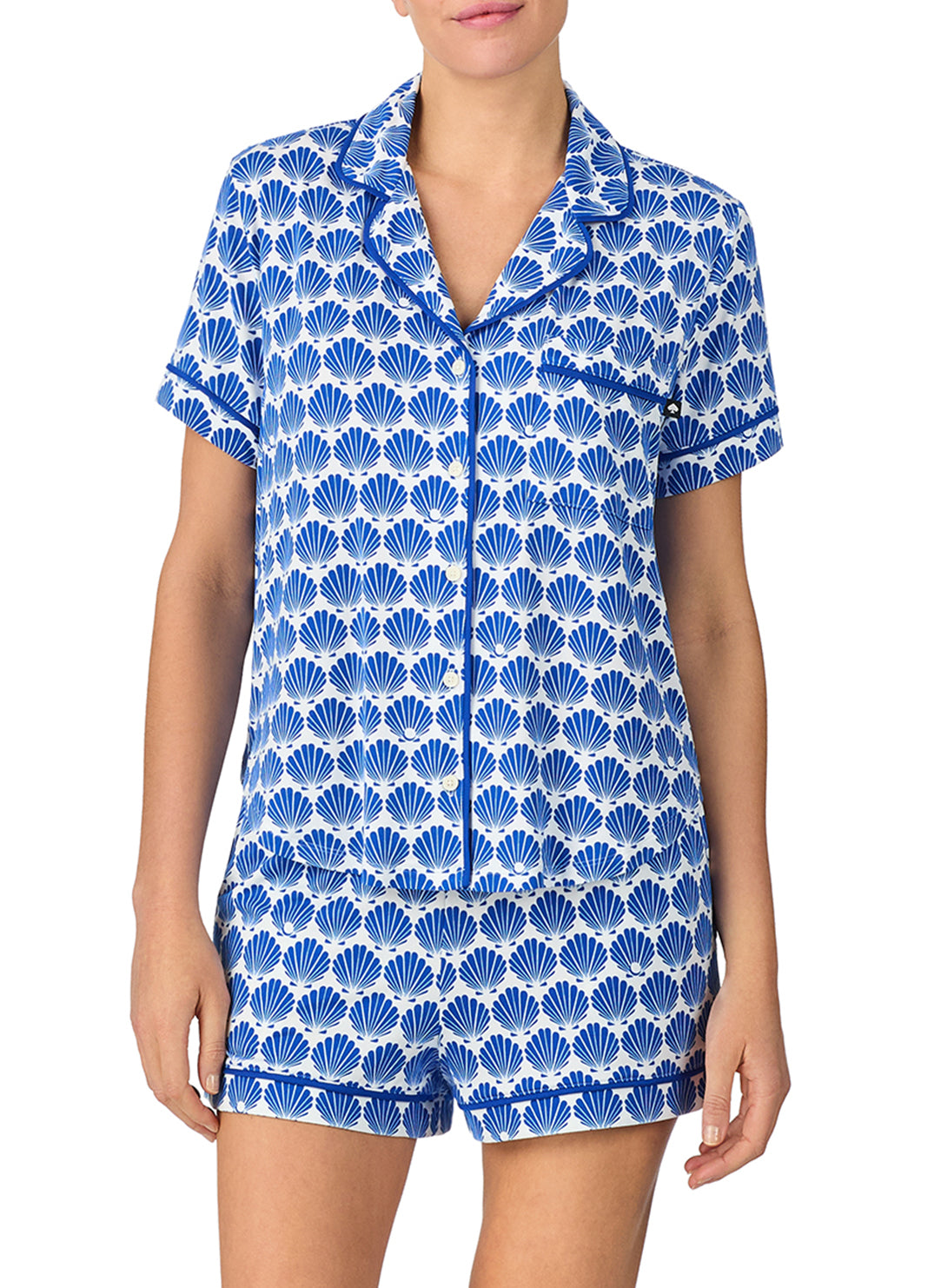  Shell Geo Blue Short Pajama Set、mySite、justintrudeaud