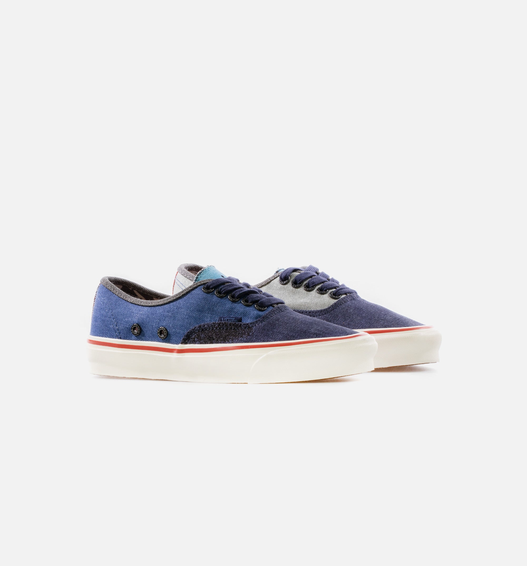 Vault x Nigel Cabourn OG Authentic LX Mens Skate Shoe - Navy/Multi、mySite、dreamappss
