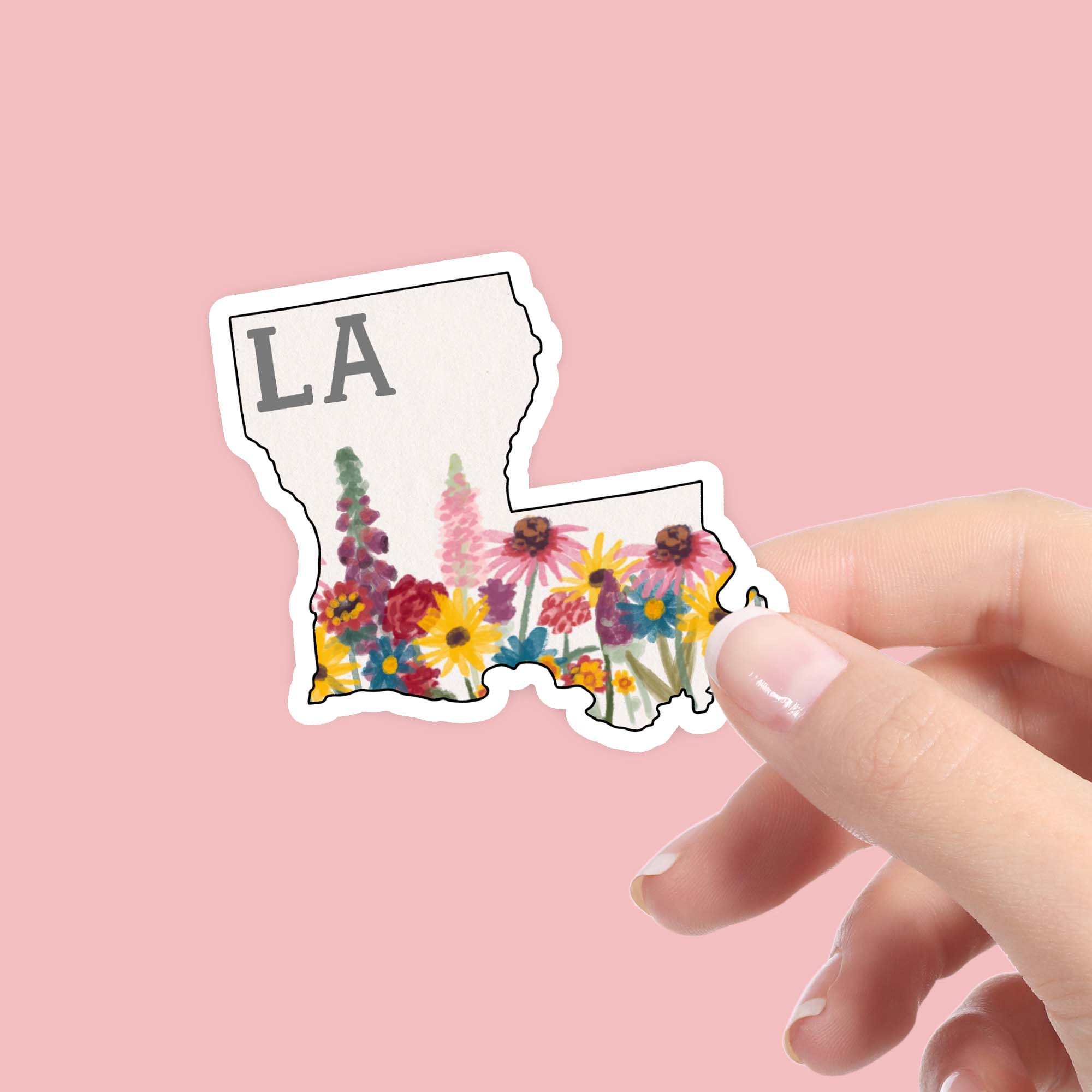  Louisiana Painterly Pattern Sticker、mySite、elrpsem3k