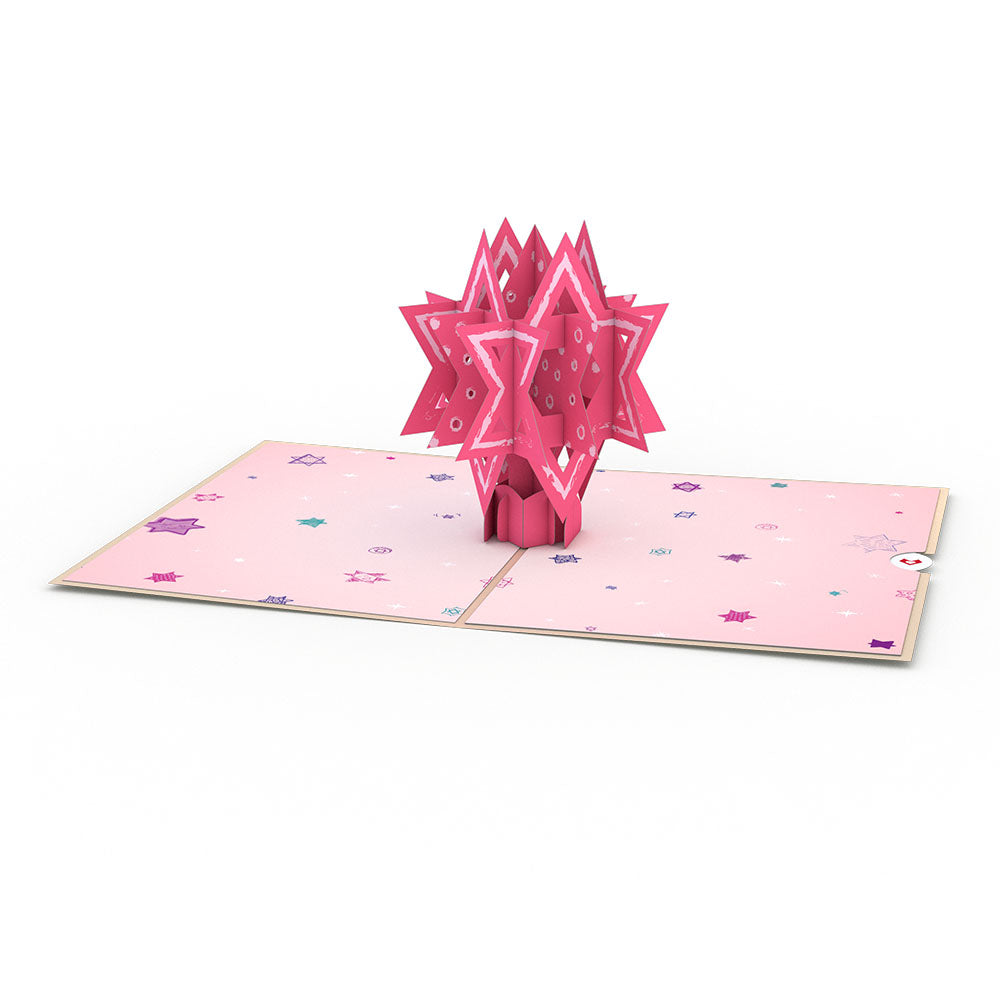 Bat Mitzvah Pop-Up Card、mySite、solidvoid
