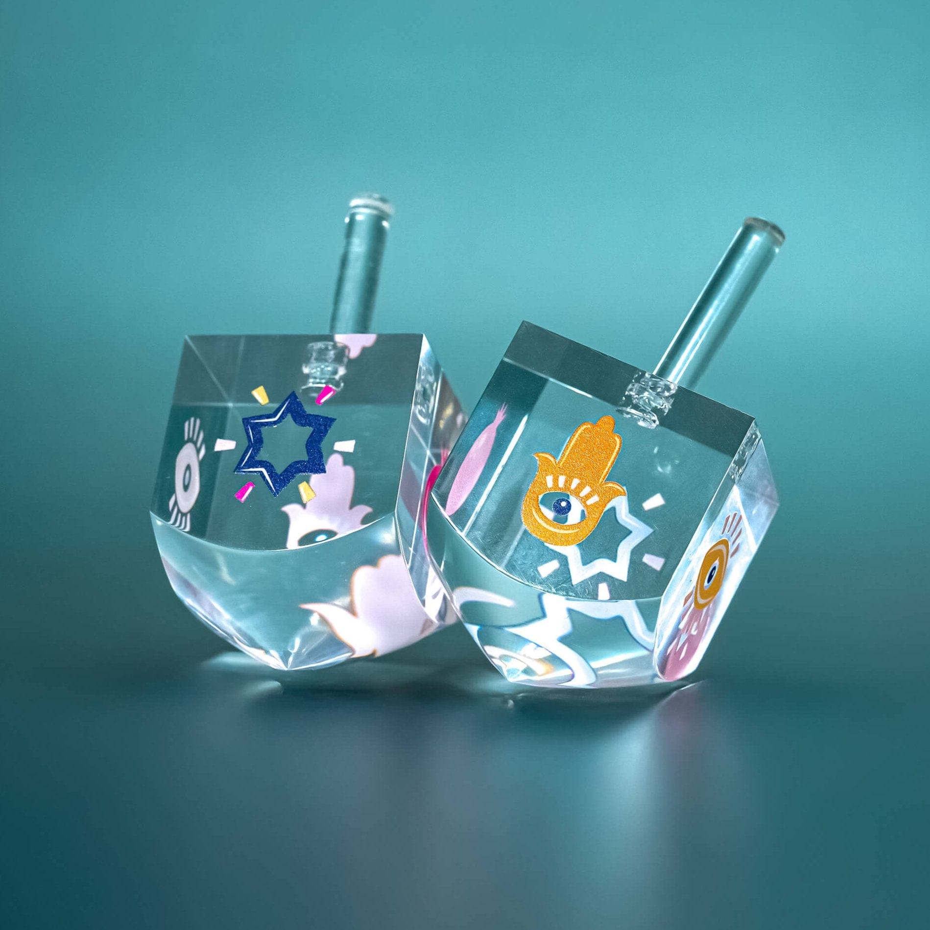 Acrylic Ariel Tidhar Dreidel、mySite、topwebapps
