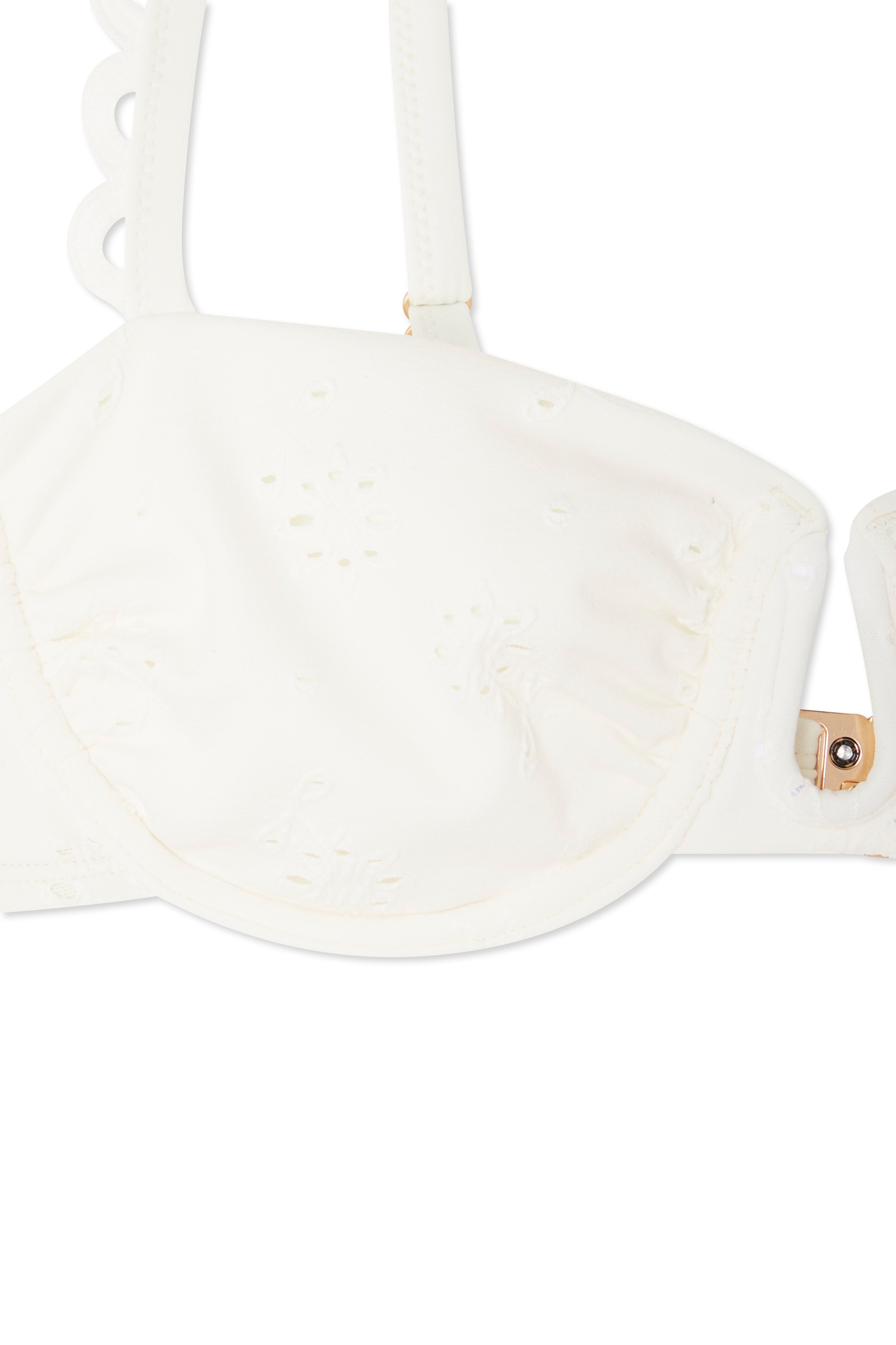 Broderie White Bikini Top、mySite、solidvoid