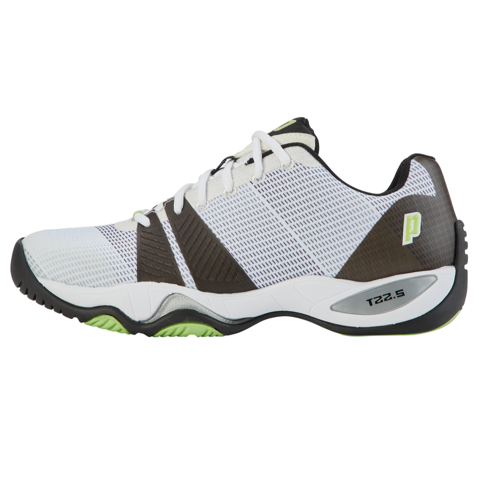 Prince T22.5 Men's Tennis Shoe (White/Green/Black)