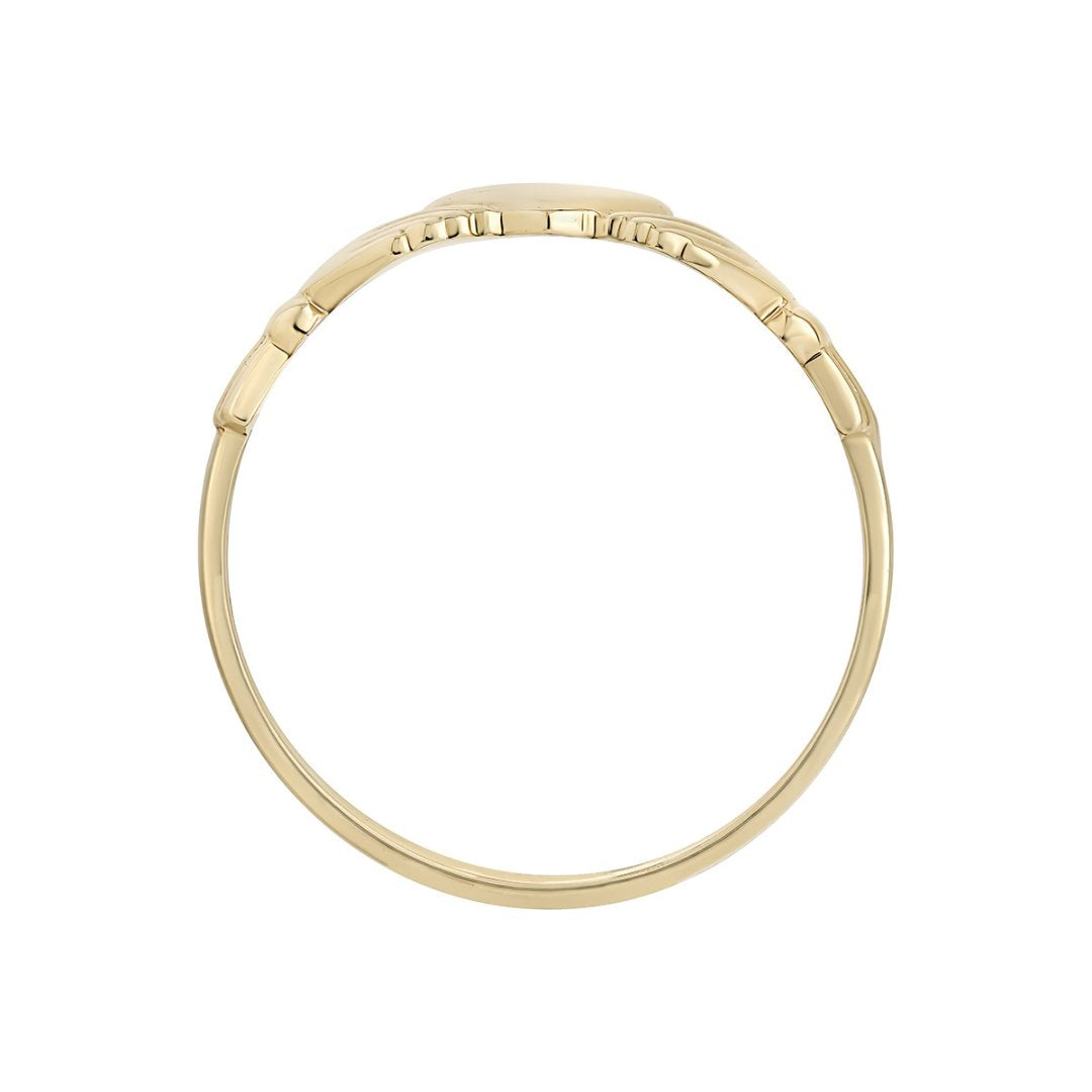 10K Gold Gents Claddagh Ring