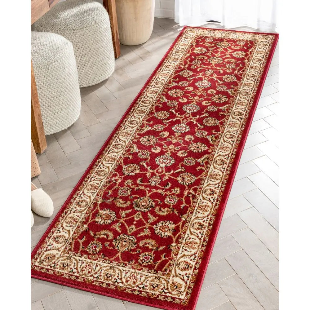 Sarouk Red Traditional Rug、mySite、gigharbornorthrealestate