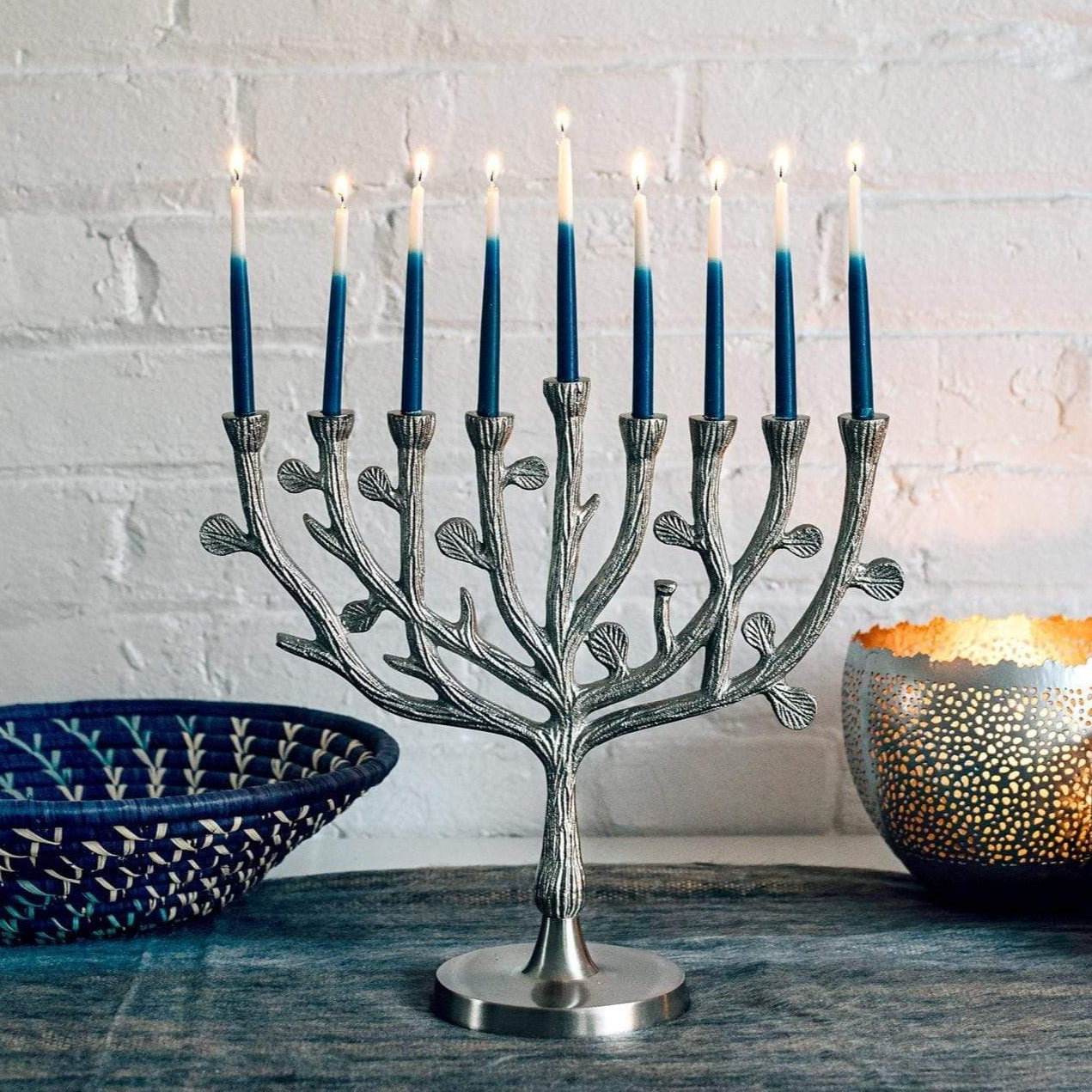 Tree of Life Menorah by Ten Thousand Villages、mySite、topwebapps