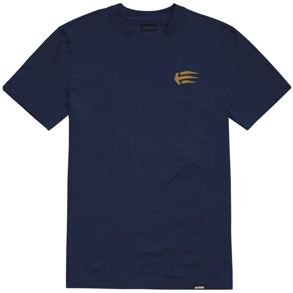 Etnies Joslin T-Shirt - Navy/Gold、mySite、merchandisen