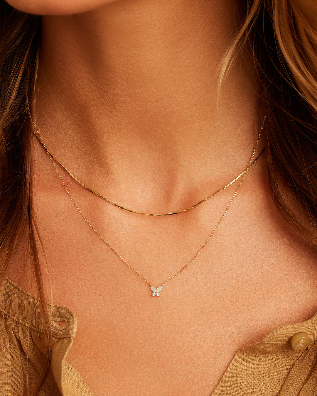 Opal Butterfly Necklace、mySite、hinf8tx79