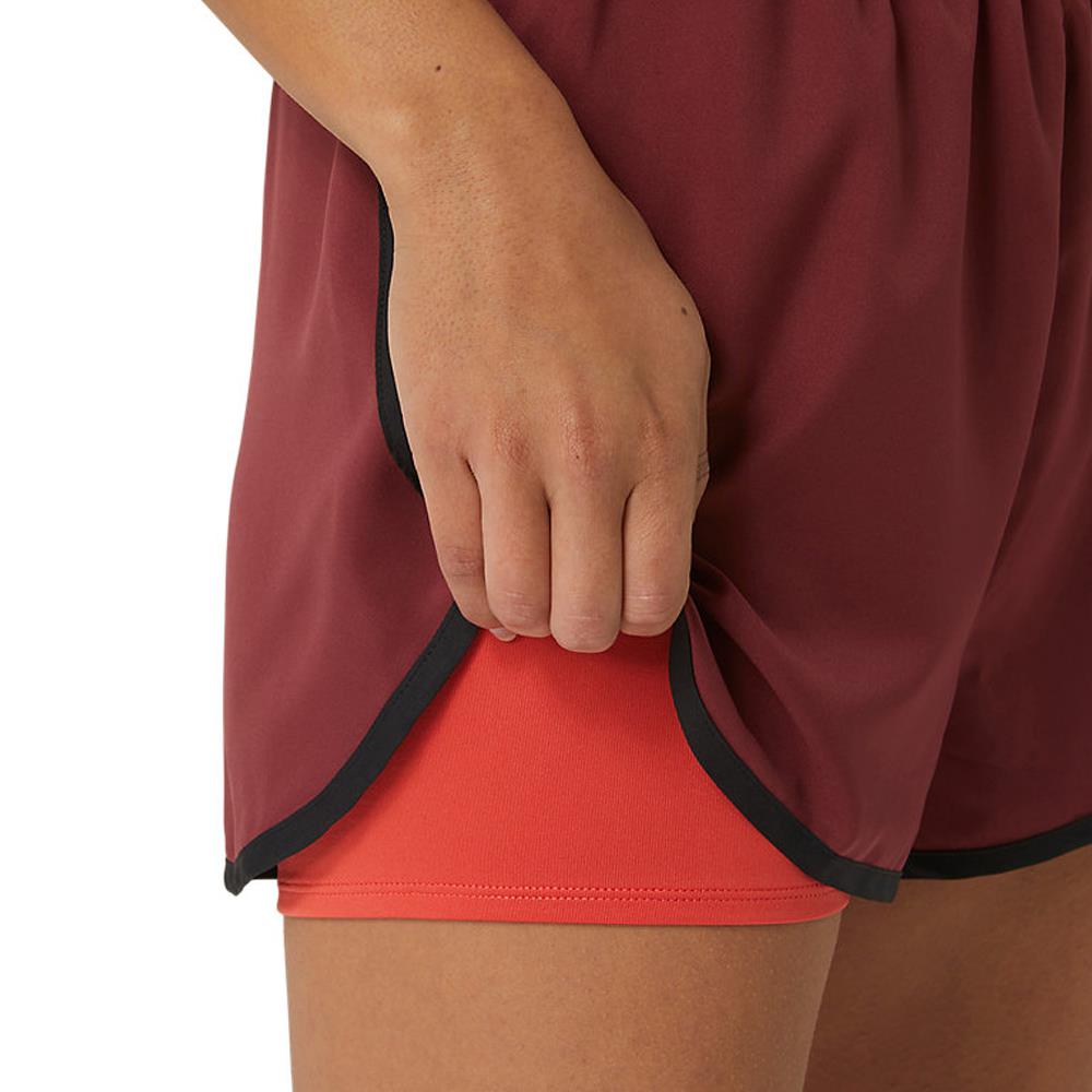 Asics Women's Match Short - Antique Red、mySite、neckold
