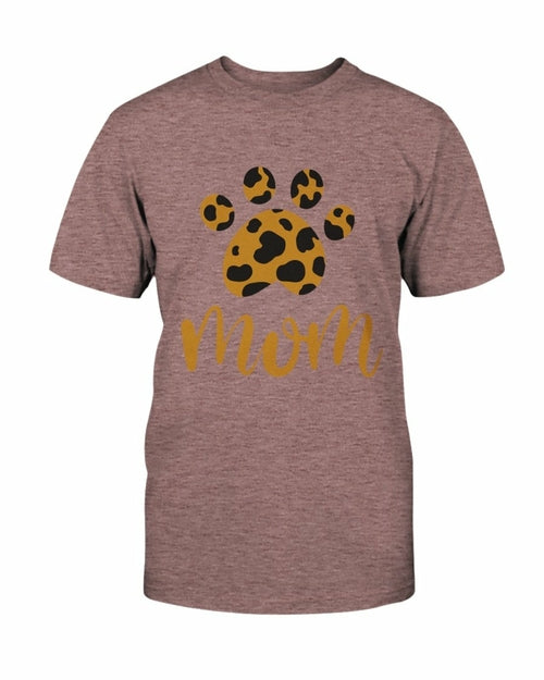 Cheetah Paw Print Mom T shirt、mySite、camillekostekn