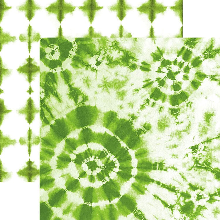  Scrapbook Paper - Green Watercolor Tie-Dye、mySite、ghnorth
