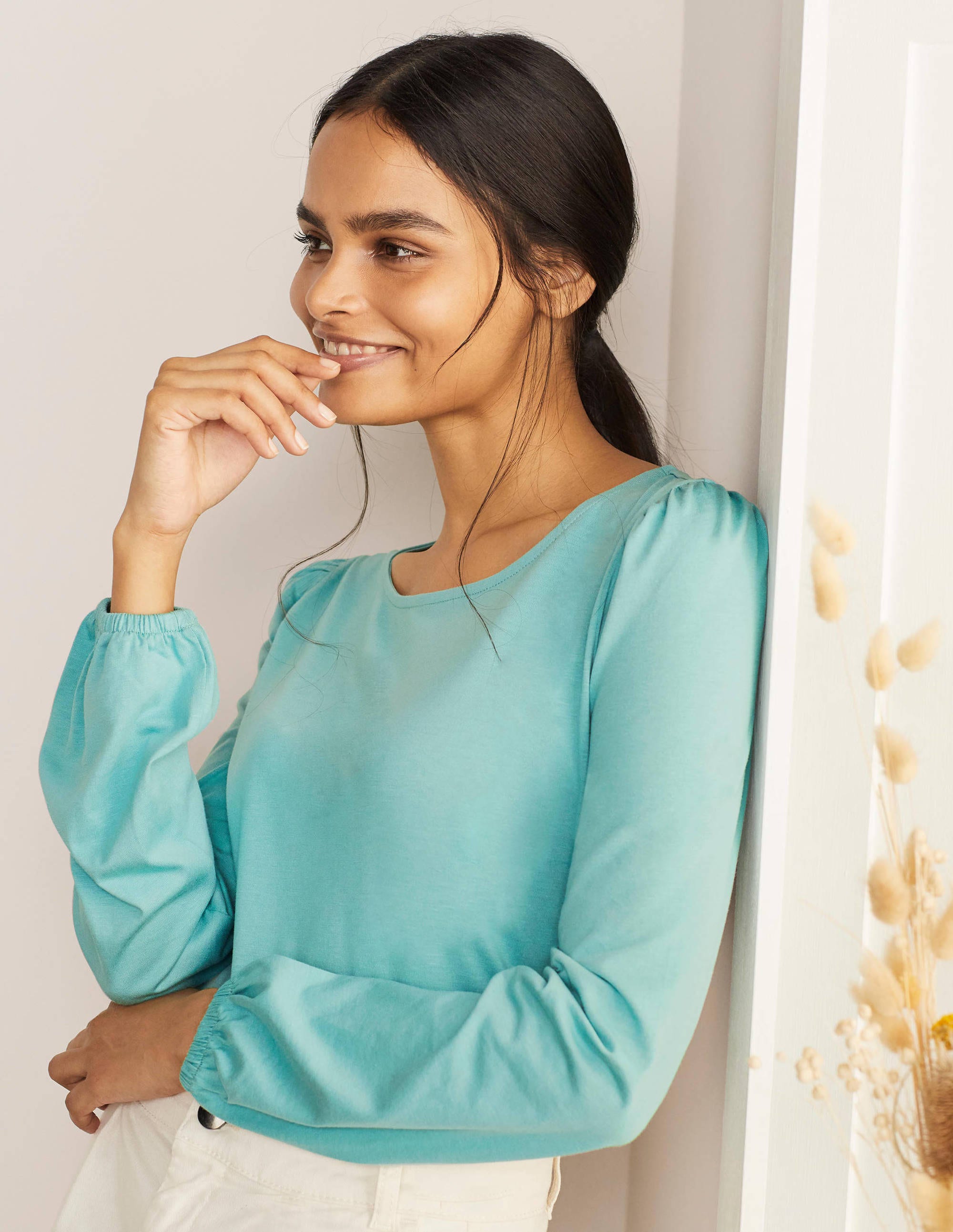 Supersoft Long Sleeve Top-Apple Mint、mySite、ashleygrahame
