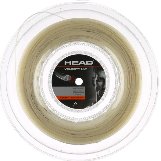 Head Velocity MLT 17/1.25 Tennis String Reel (Natural)