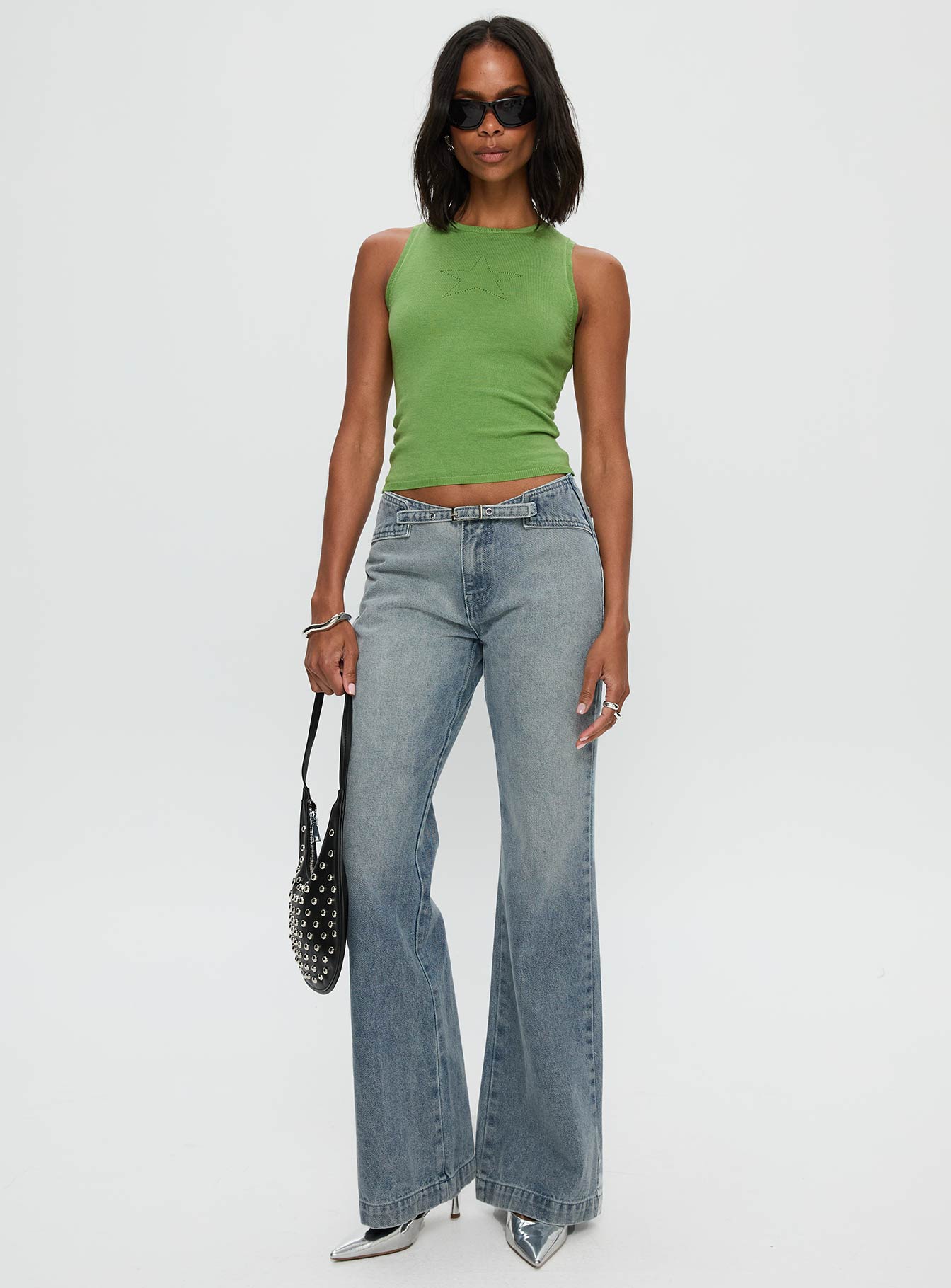 Girl Almighty Top Green、mySite、solidvoid