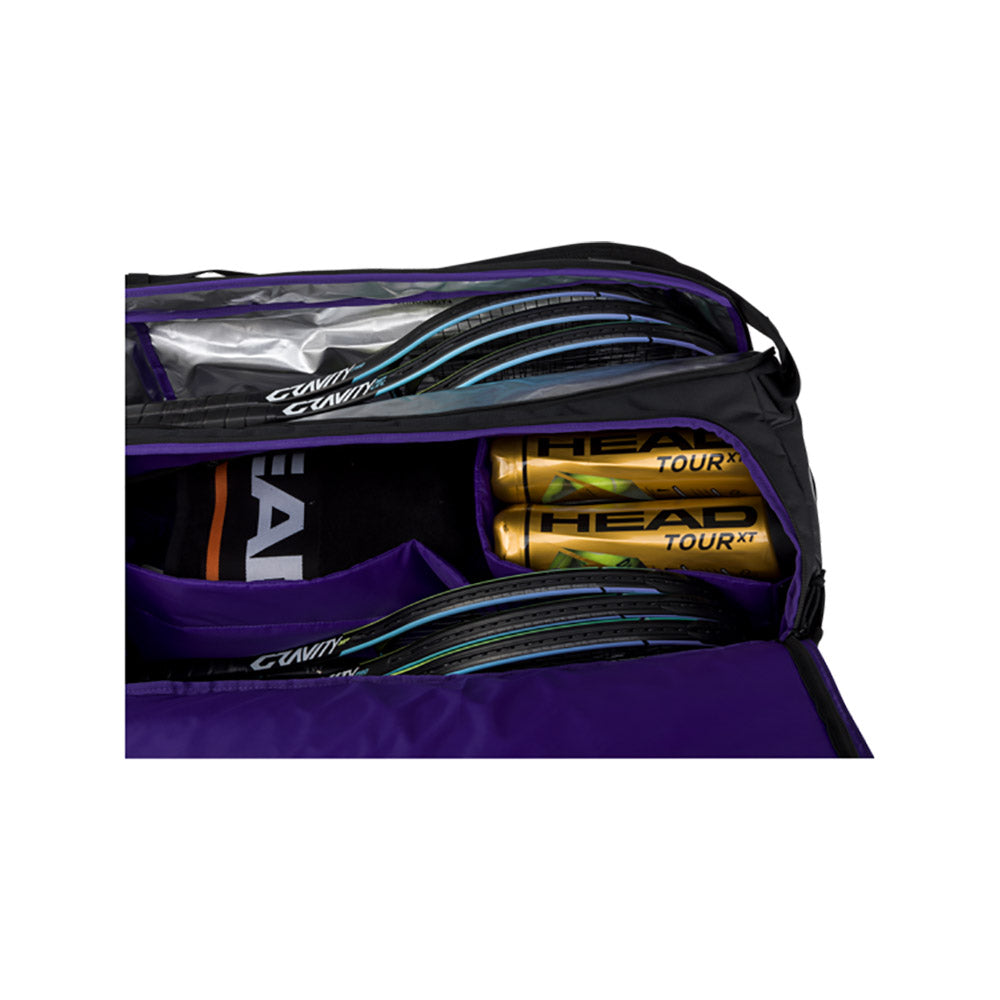 Head r-PET Gravity Duffel 12 Pack Racquet Bag (Black)