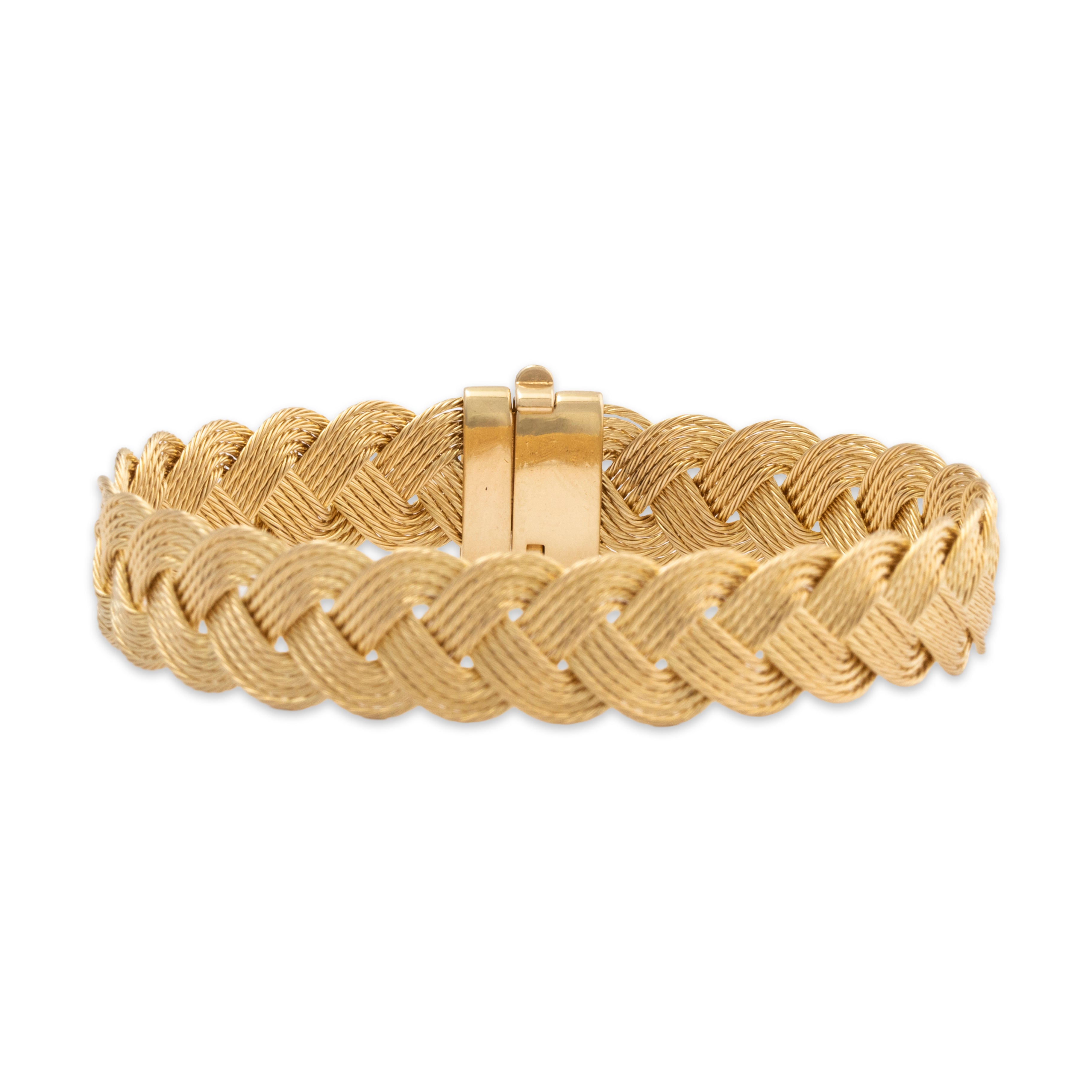 Vintage 14k Yellow Gold Nautical Style Braid Bracelet 6、mySite、hinf8tx79