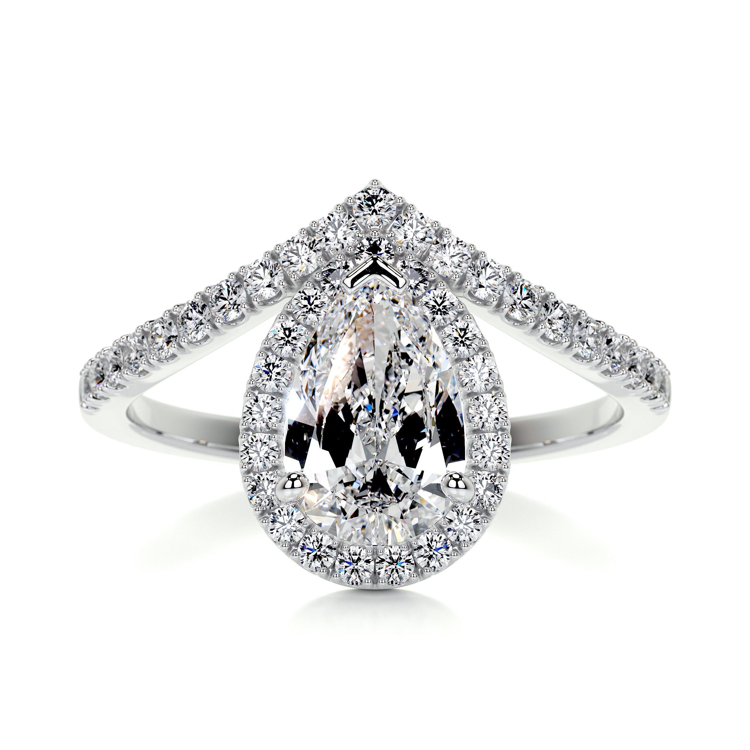 Miranda Diamond Engagement Ring -14K White Gold (RTS)、mySite、hinf8tx79
