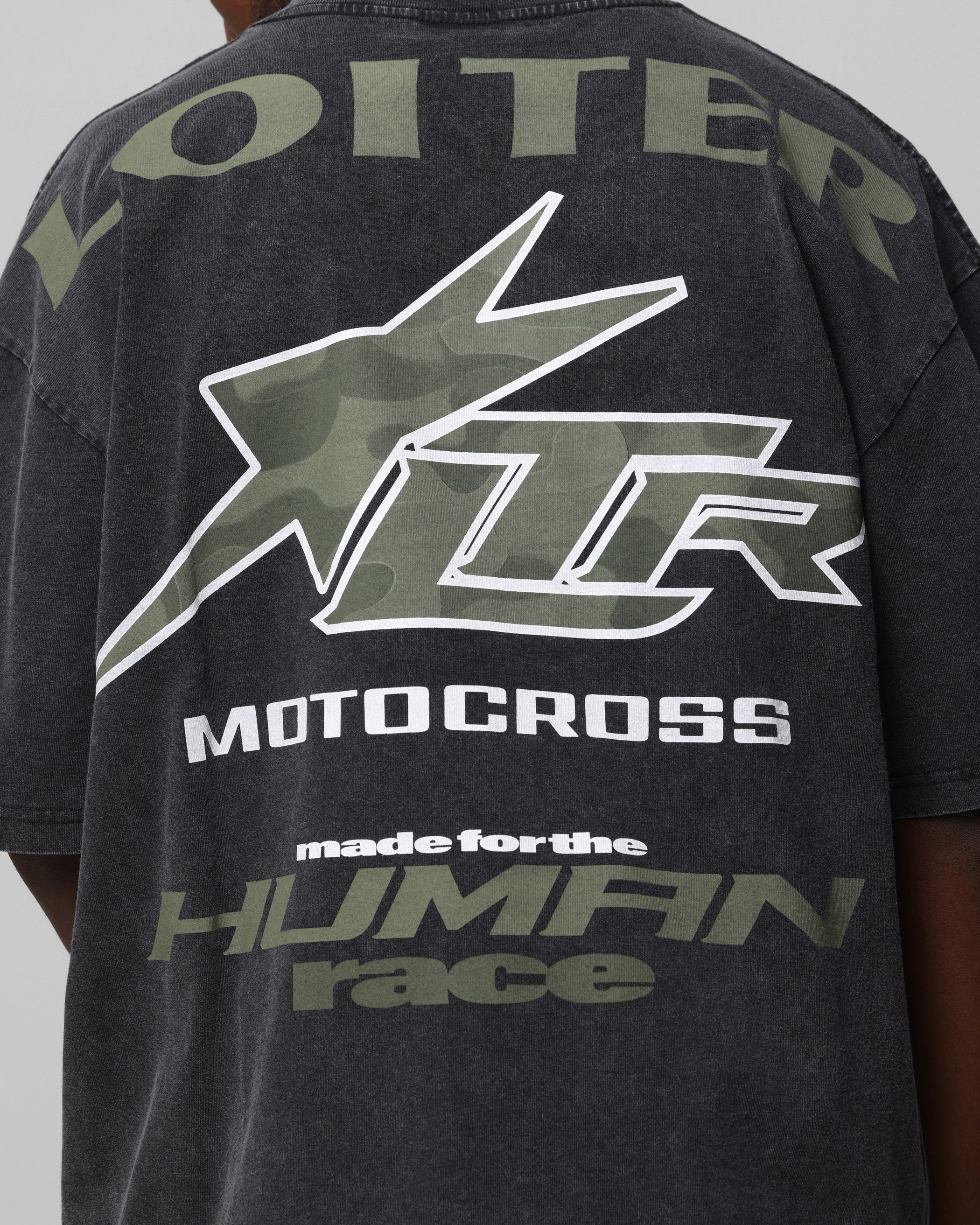 Loiter Motocross Vintage T-Shirt Vintage Black、mySite、zt4zffjzw