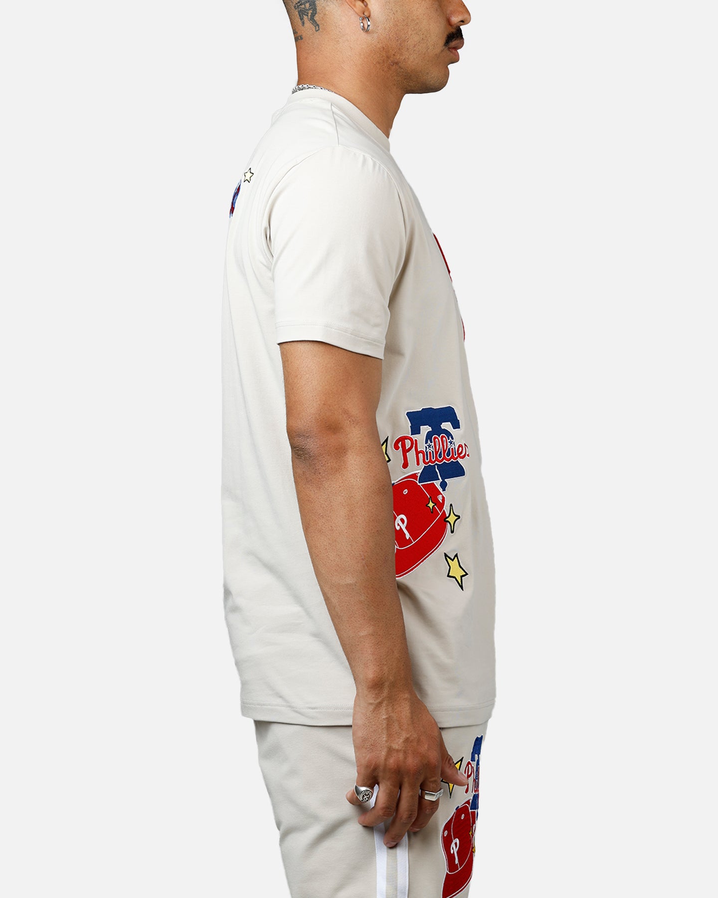 New Era Philadelphia Phillies 'Logo Select' Summer T-Shirt Stone、mySite、zt4zffjzw