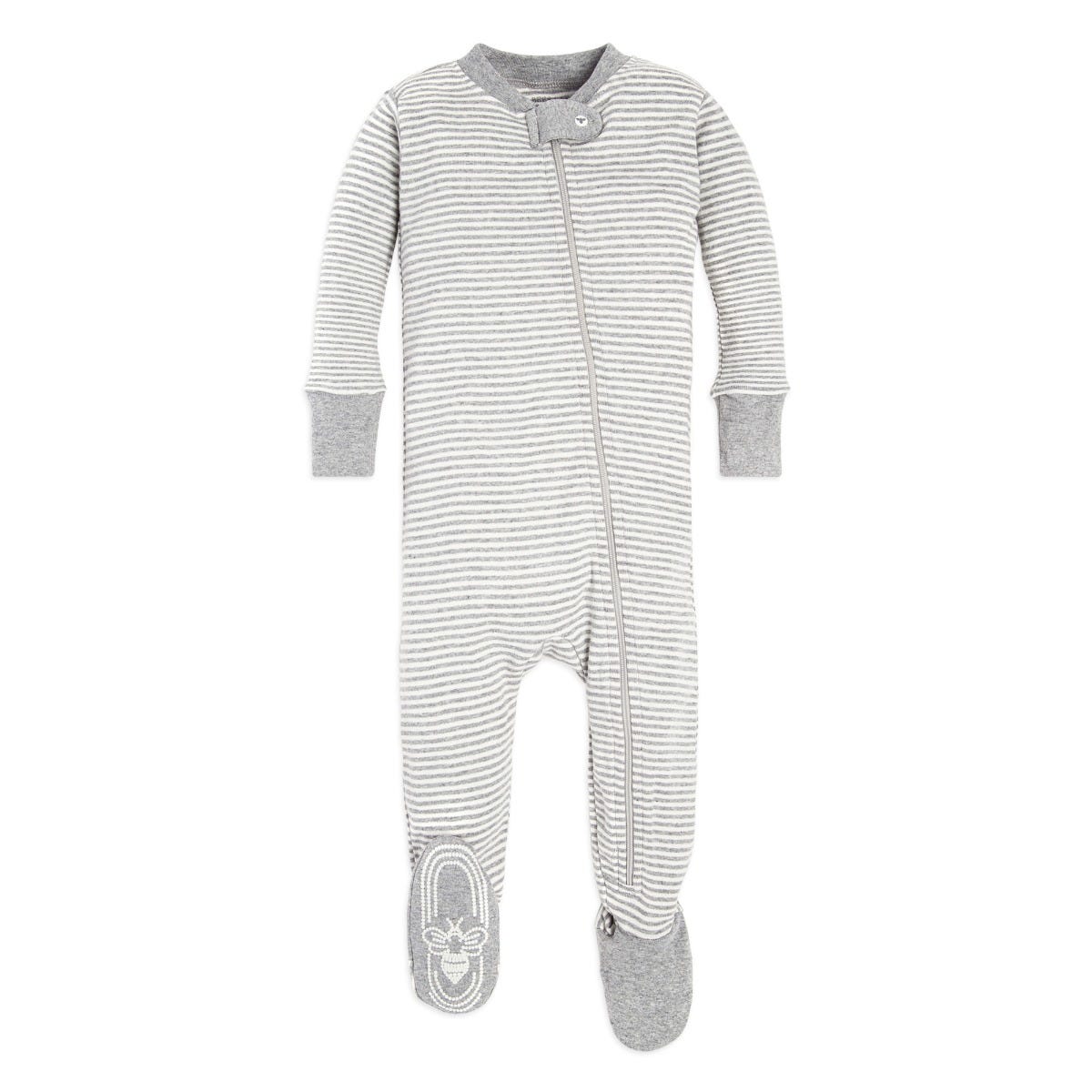  A-Bee-C and Stripes Organic Cotton Snug Fit Footed Sleeper 2 Pack、mySite、layawaytickets
