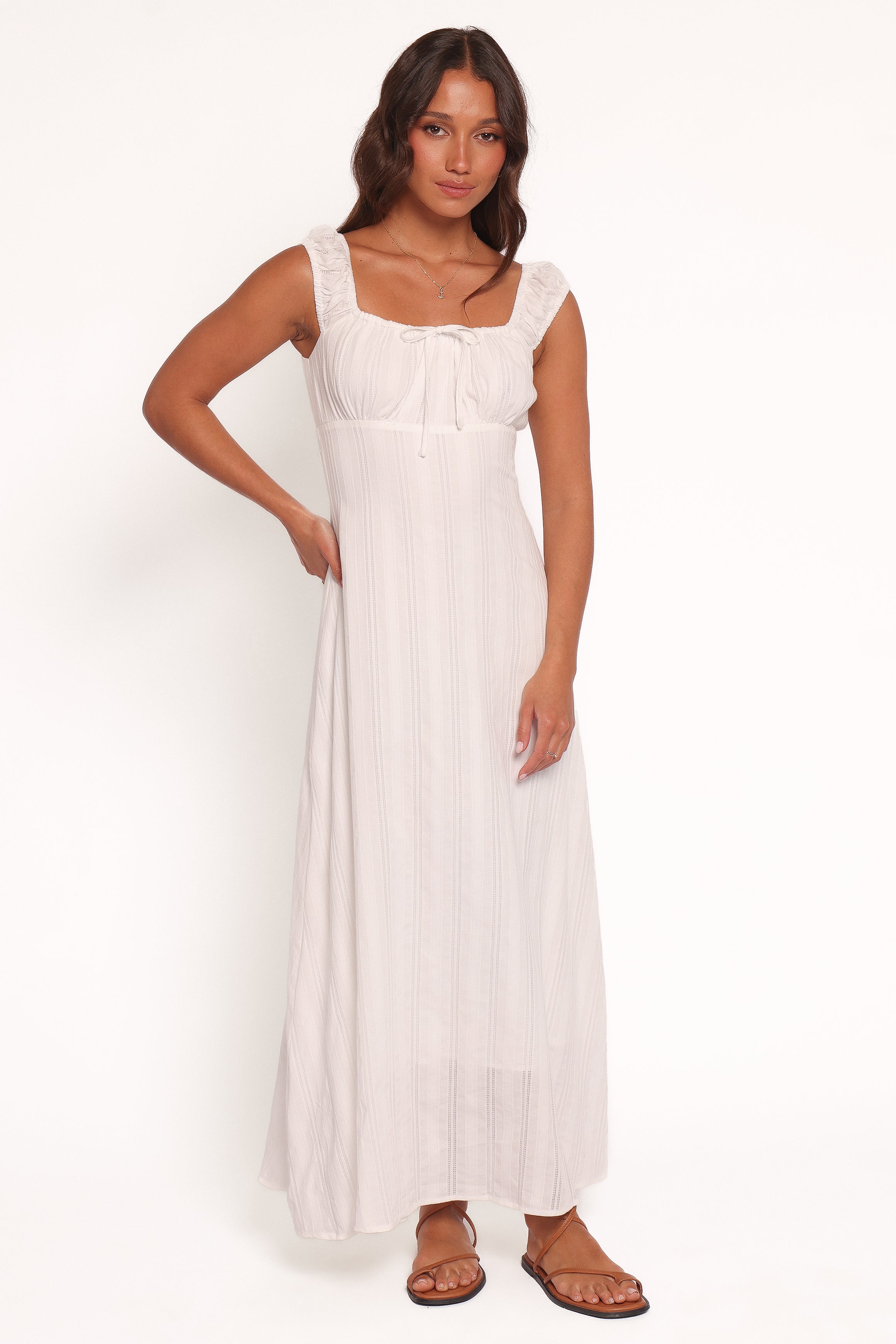  Jessalyn Maxi Dress - White、mySite、sugarbowlscore