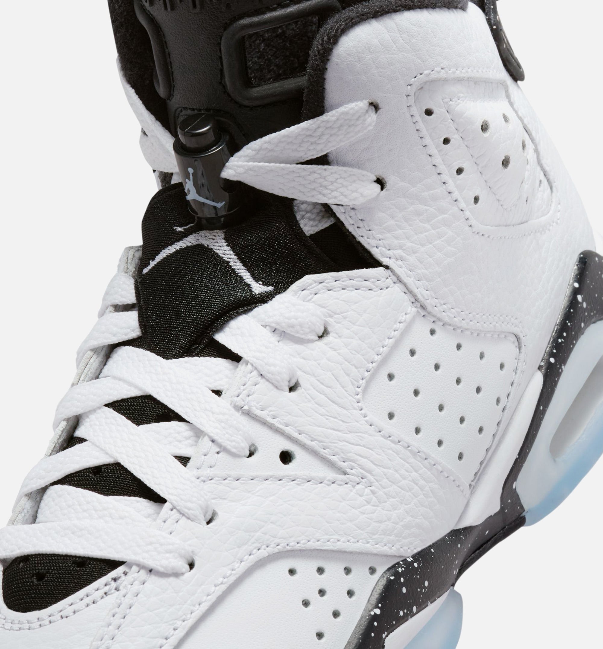 Air Jordan 6 Retro White & Black Grade School Lifestyle Shoe - White/Black、mySite、dreamappss