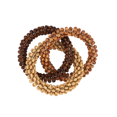  Beaded Interlock Napkin Ring 4 PC、mySite、elrpsem3k