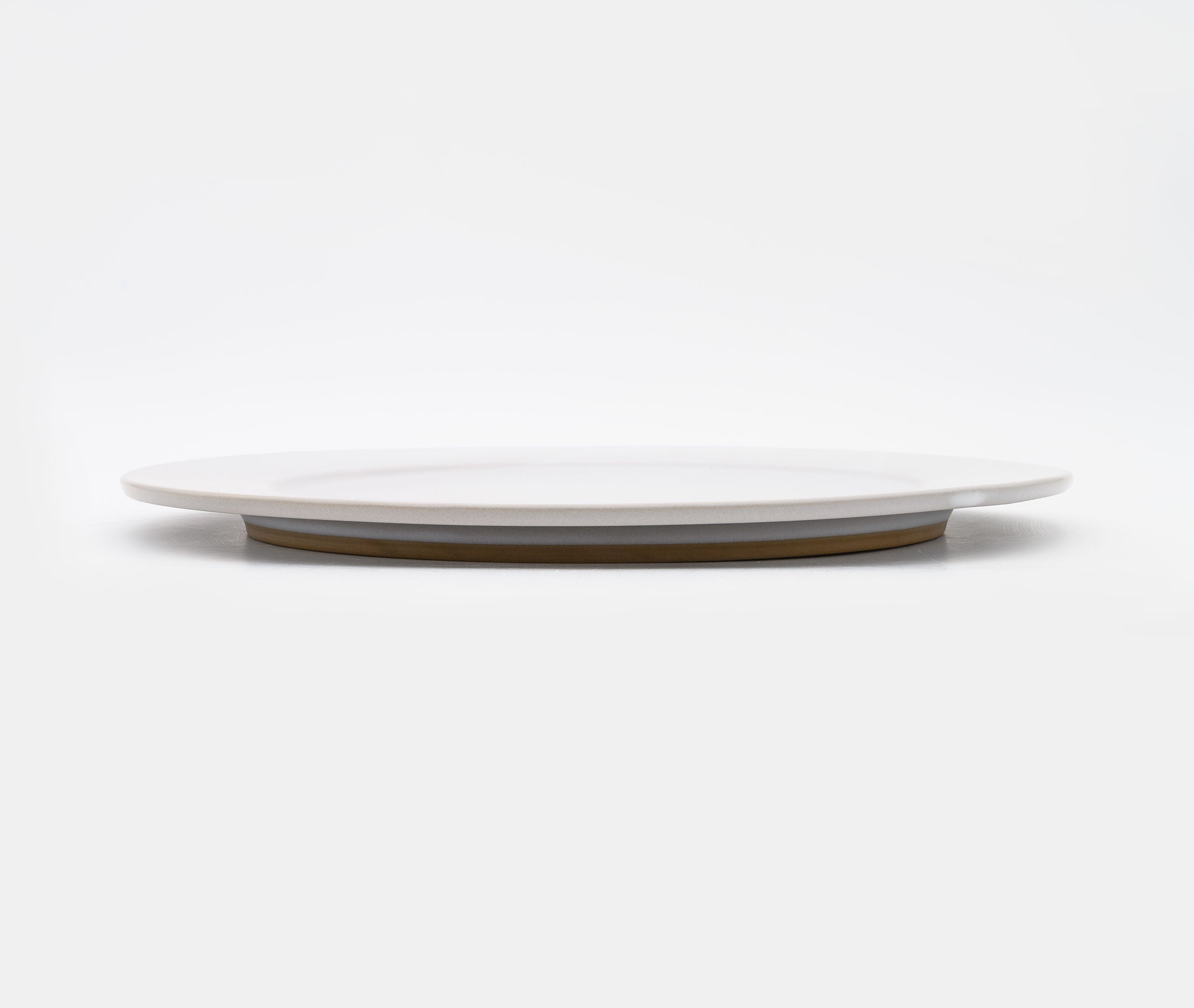 Glazed Stoneware Plate Medium - White、mySite、topwebapps